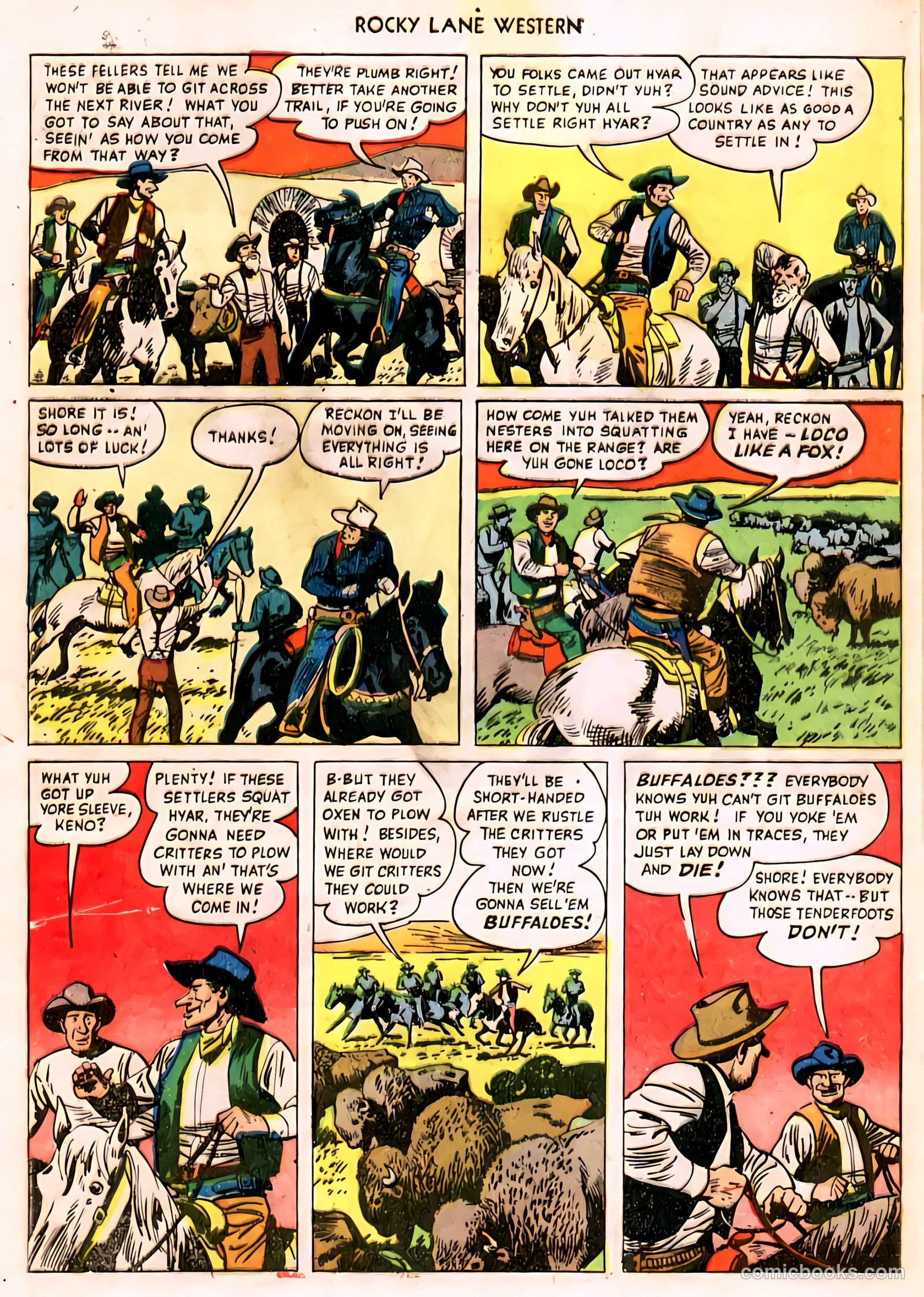 Rocky Lane Western #11 — page 43 of 50