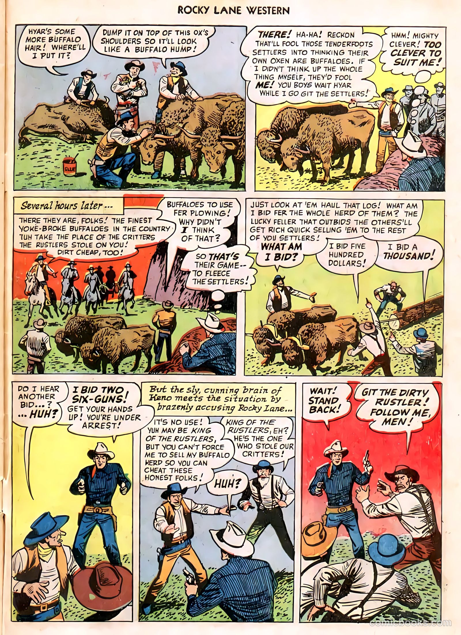 Rocky Lane Western #11 — page 46 of 50