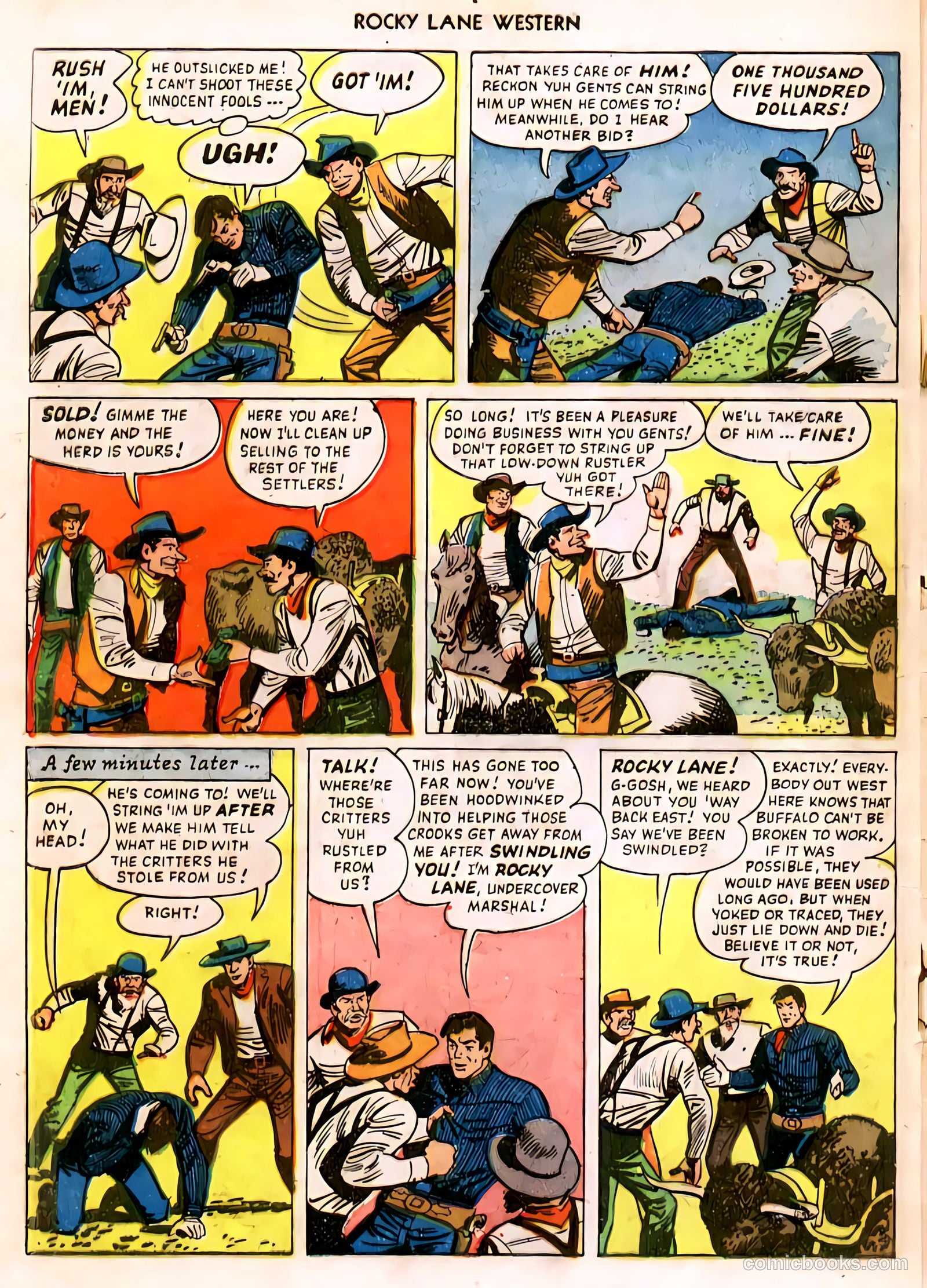 Rocky Lane Western #11 — page 47 of 50