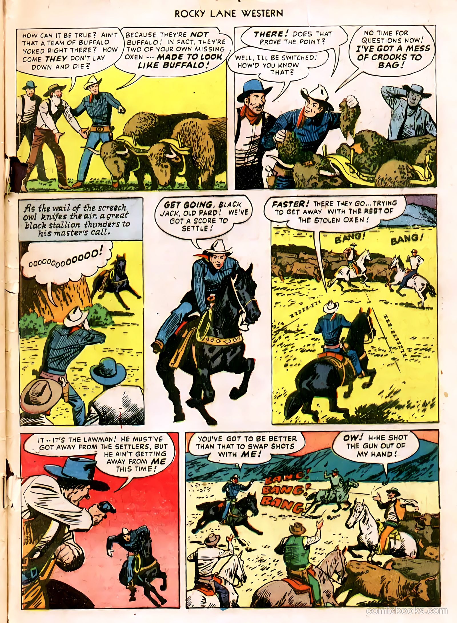 Rocky Lane Western #11 — page 48 of 50