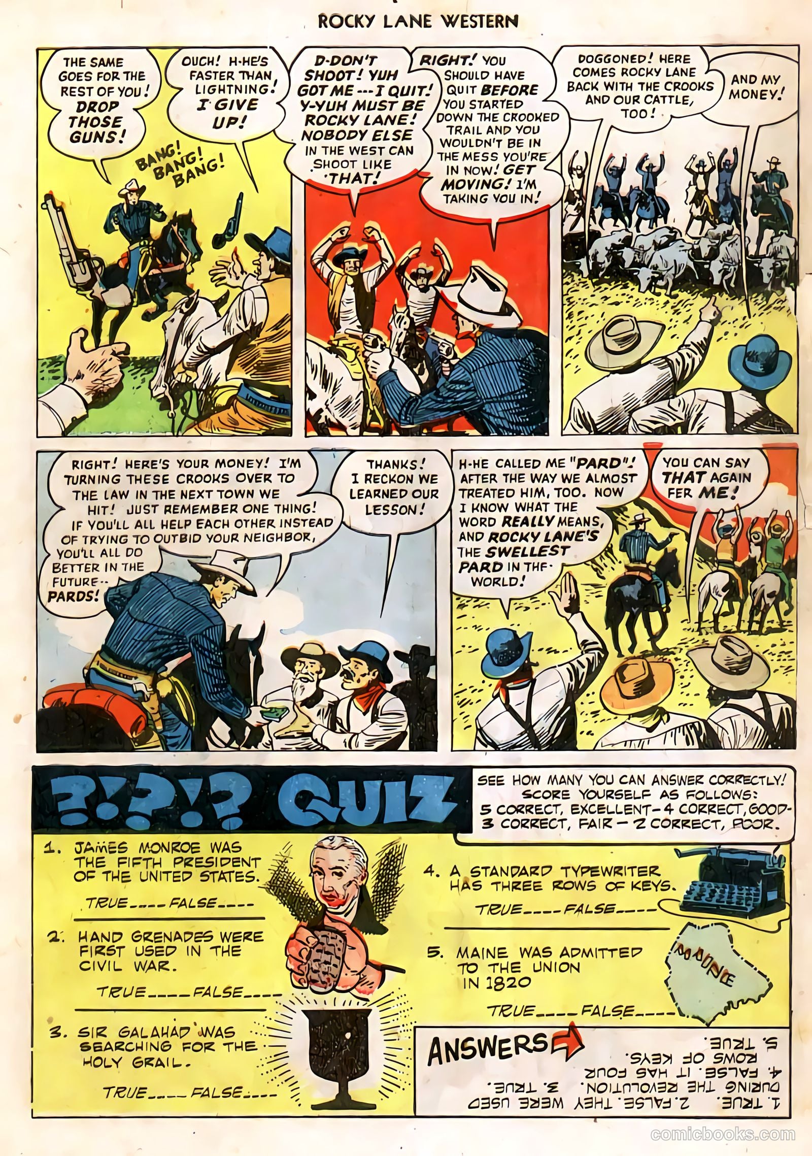 Rocky Lane Western #11 — page 49 of 50