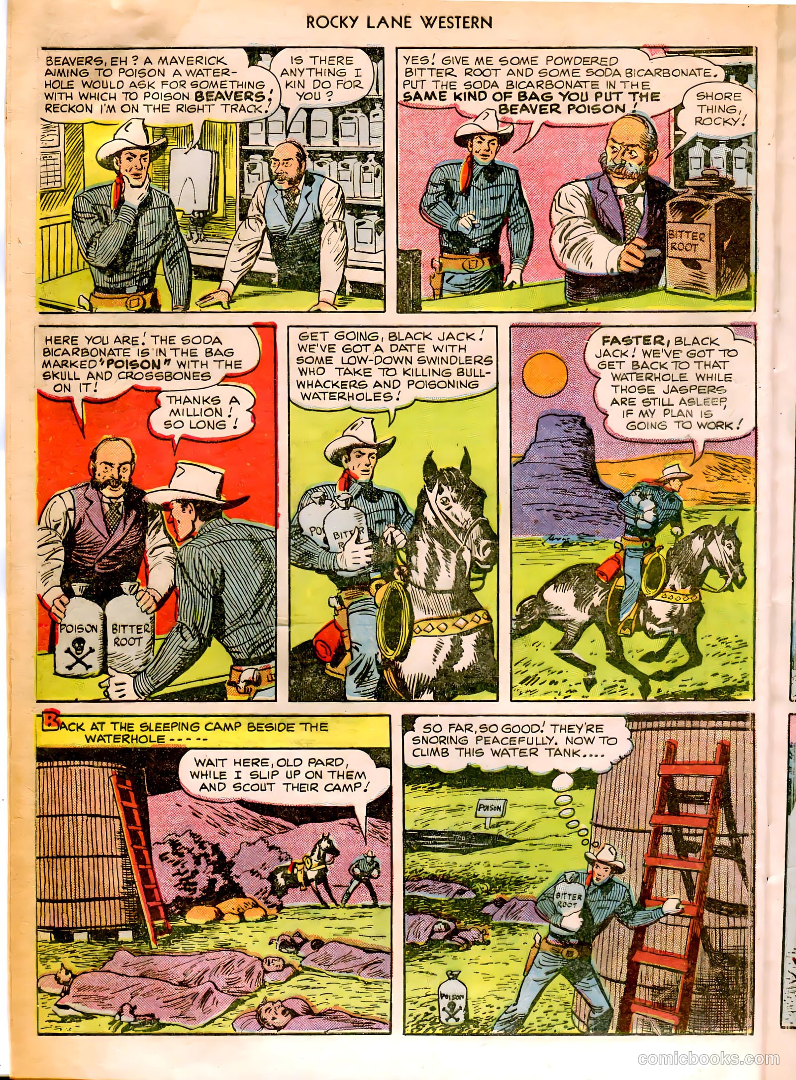 Rocky Lane Western #12 — page 8 of 52