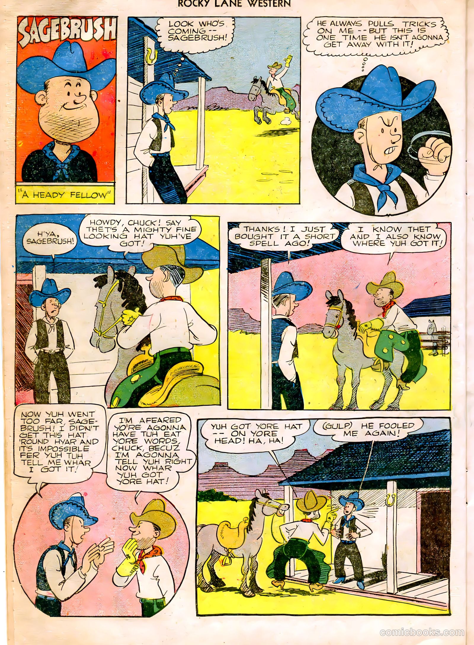 Rocky Lane Western #12 — page 14 of 52