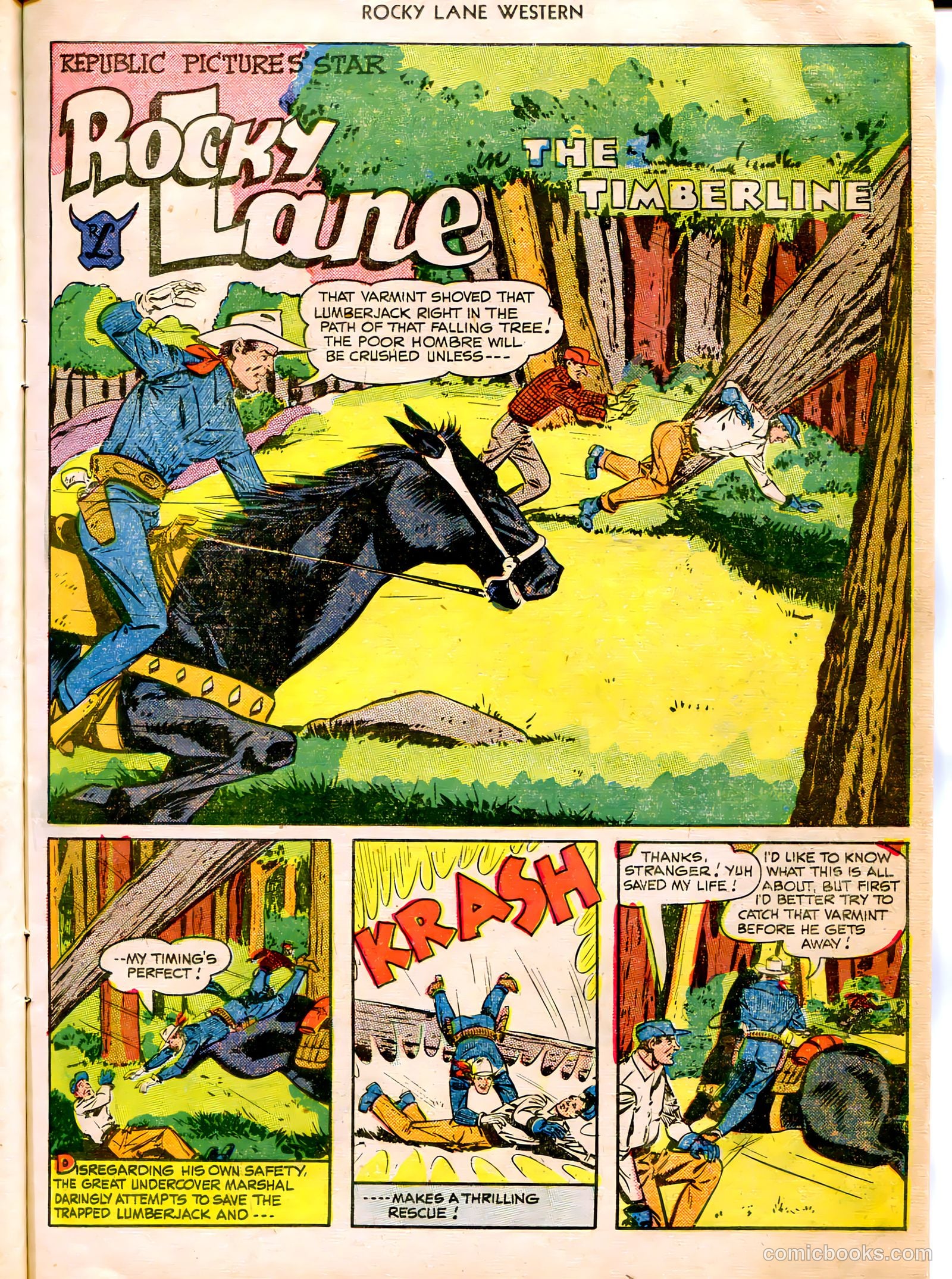 Rocky Lane Western #12 — page 15 of 52