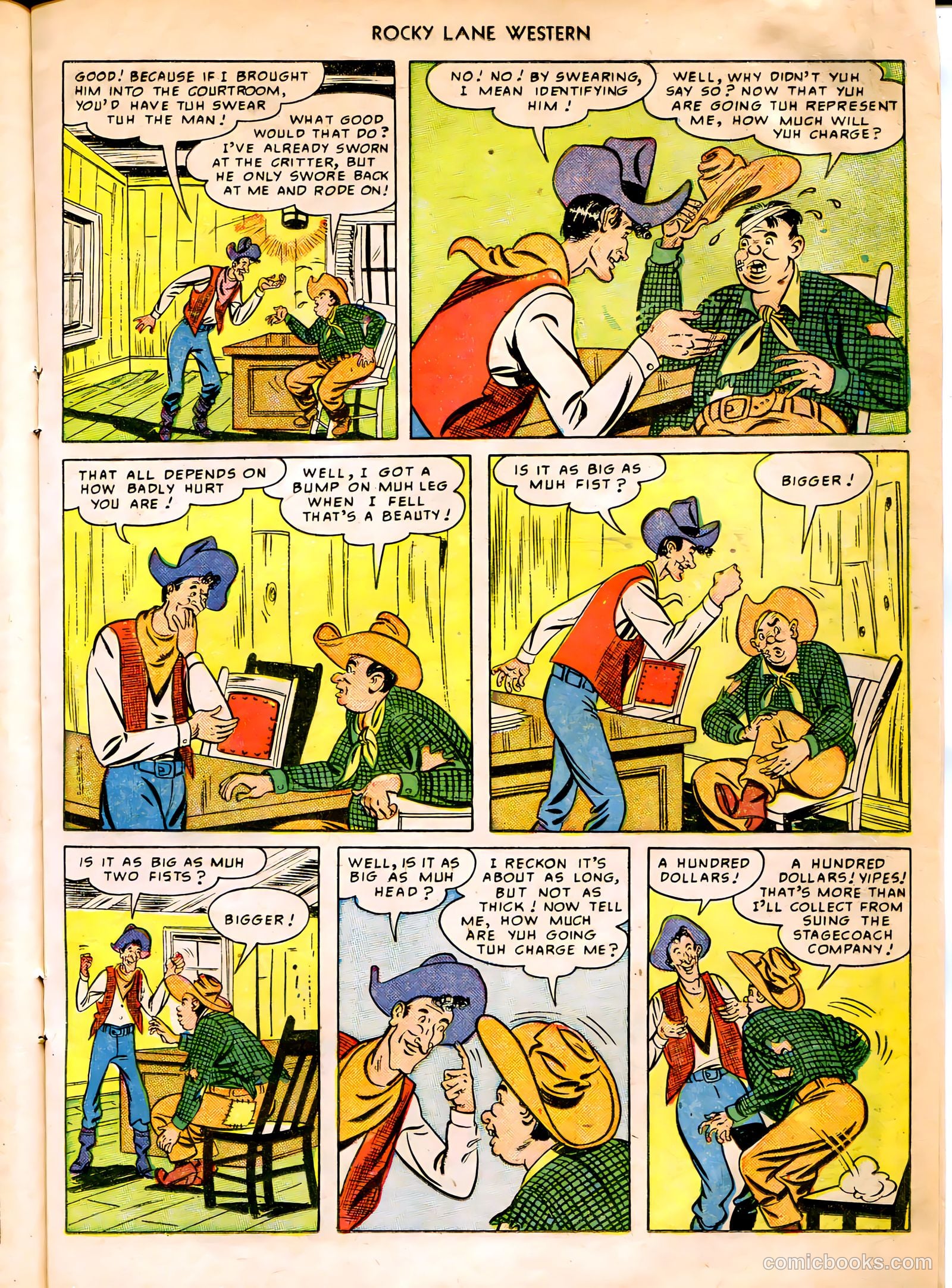 Rocky Lane Western #12 — page 23 of 52