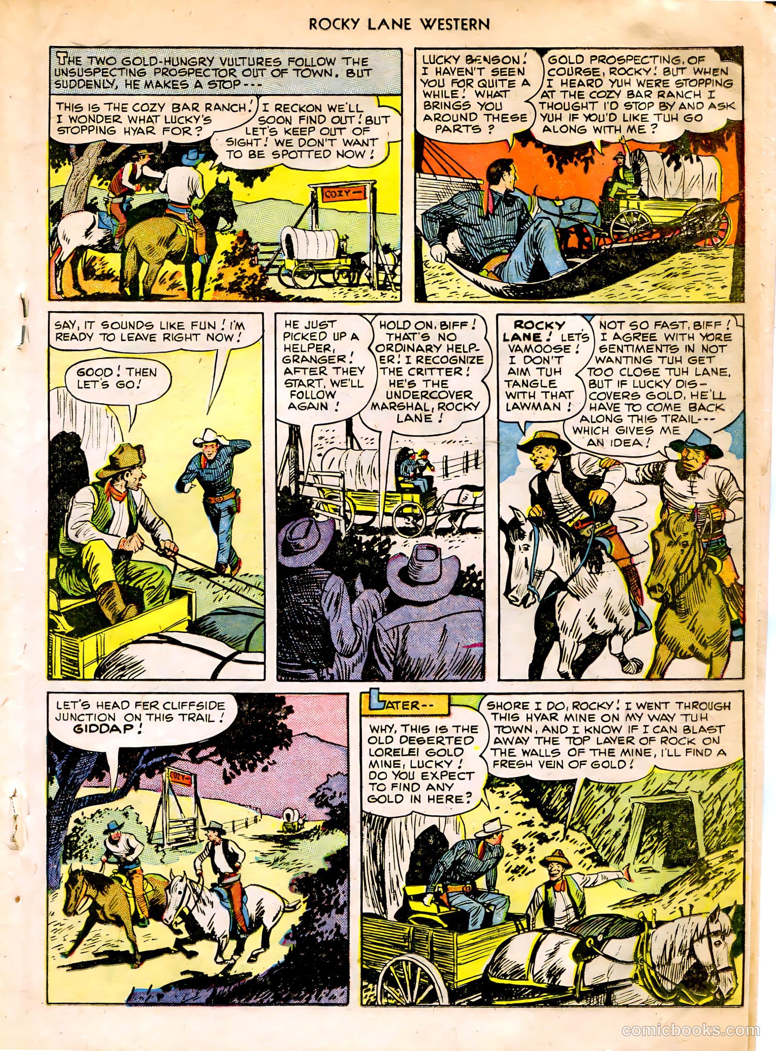 Rocky Lane Western #12 — page 27 of 52