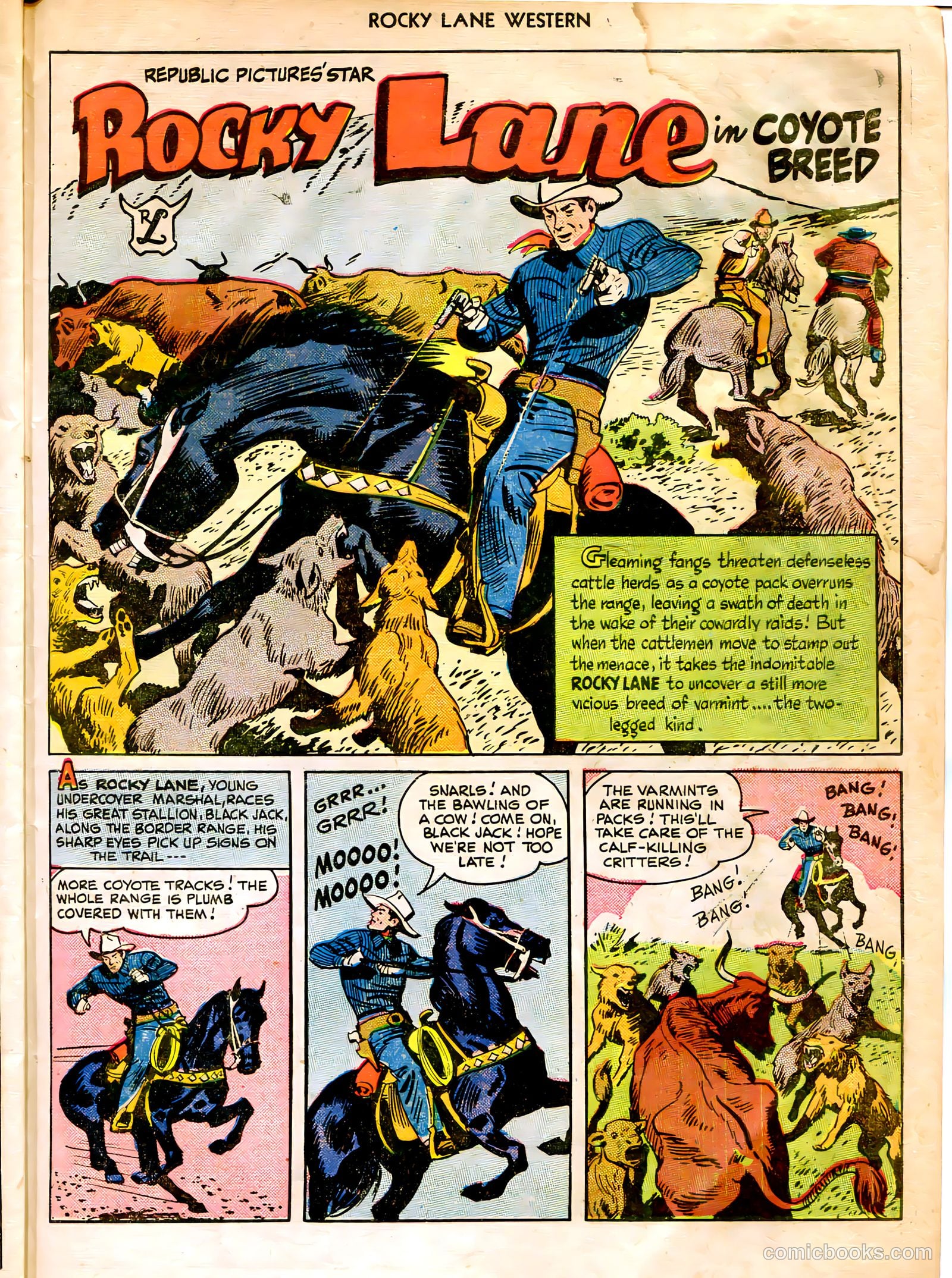 Rocky Lane Western #12 — page 43 of 52