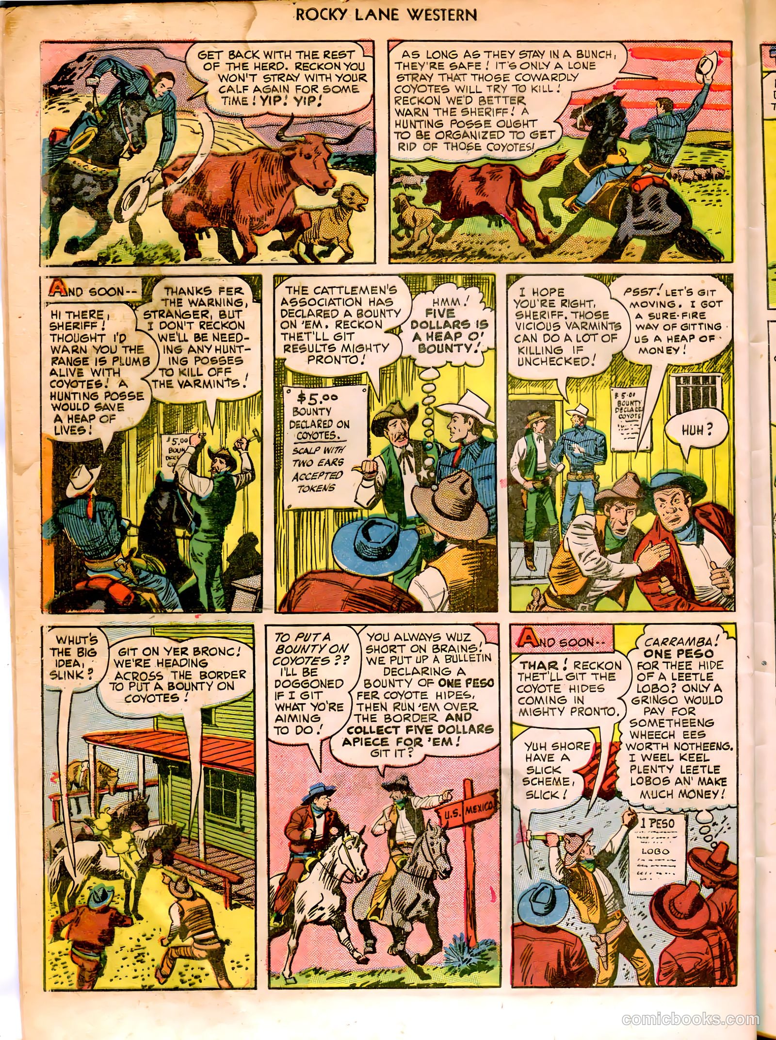 Rocky Lane Western #12 — page 44 of 52