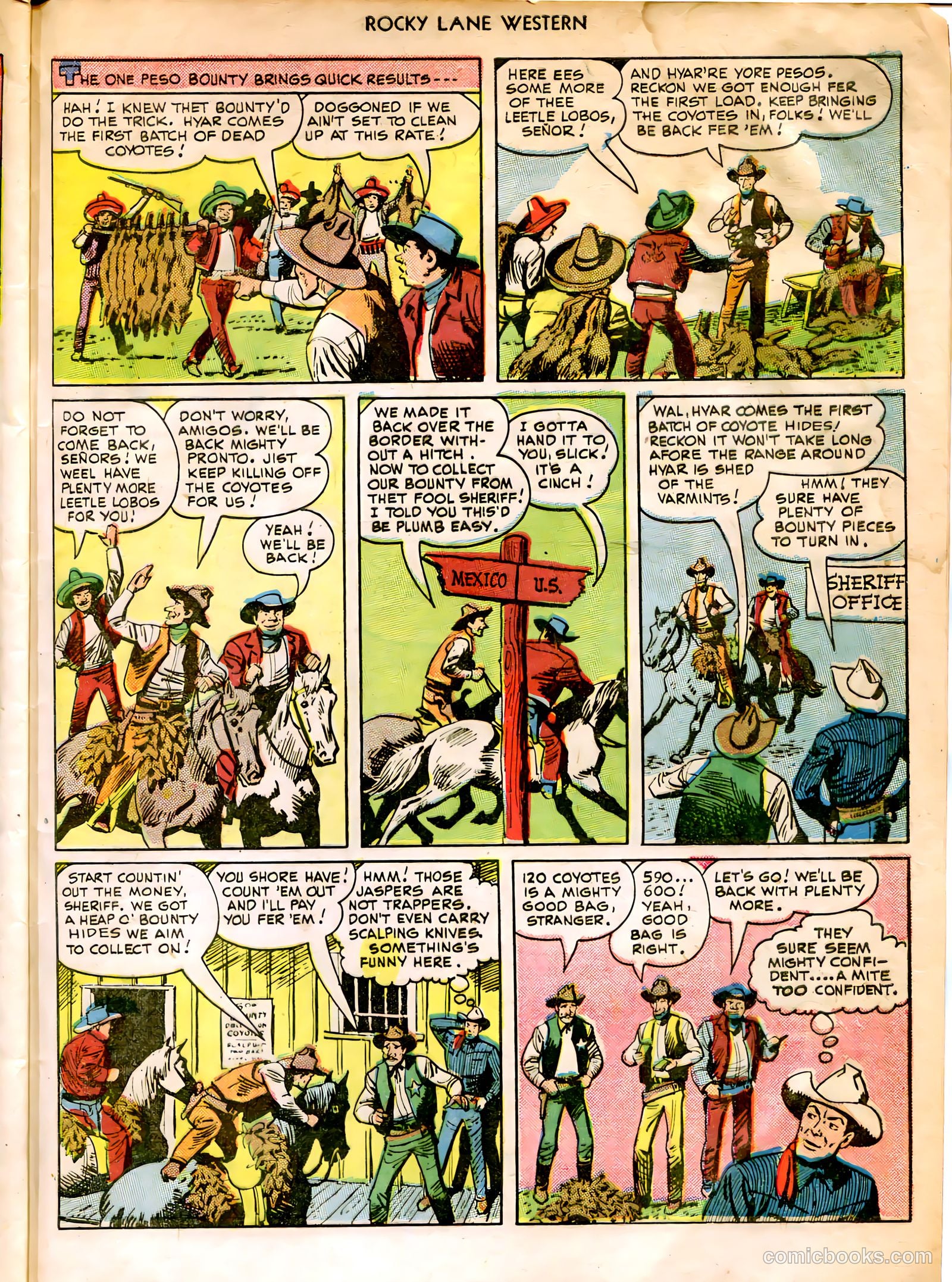 Rocky Lane Western #12 — page 45 of 52