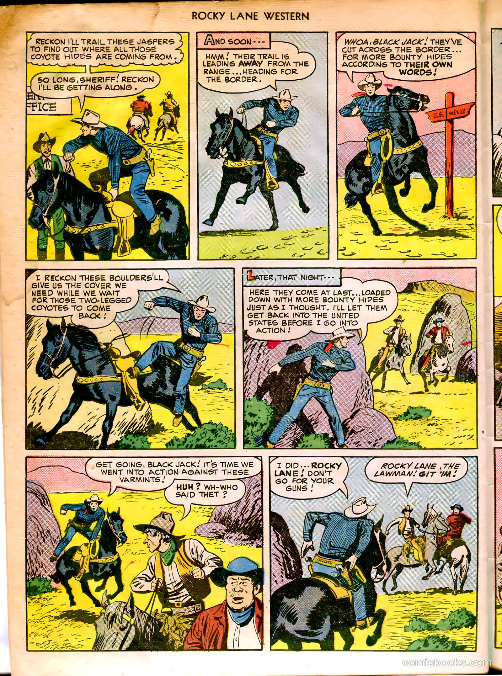 Rocky Lane Western #12 — page 46 of 52