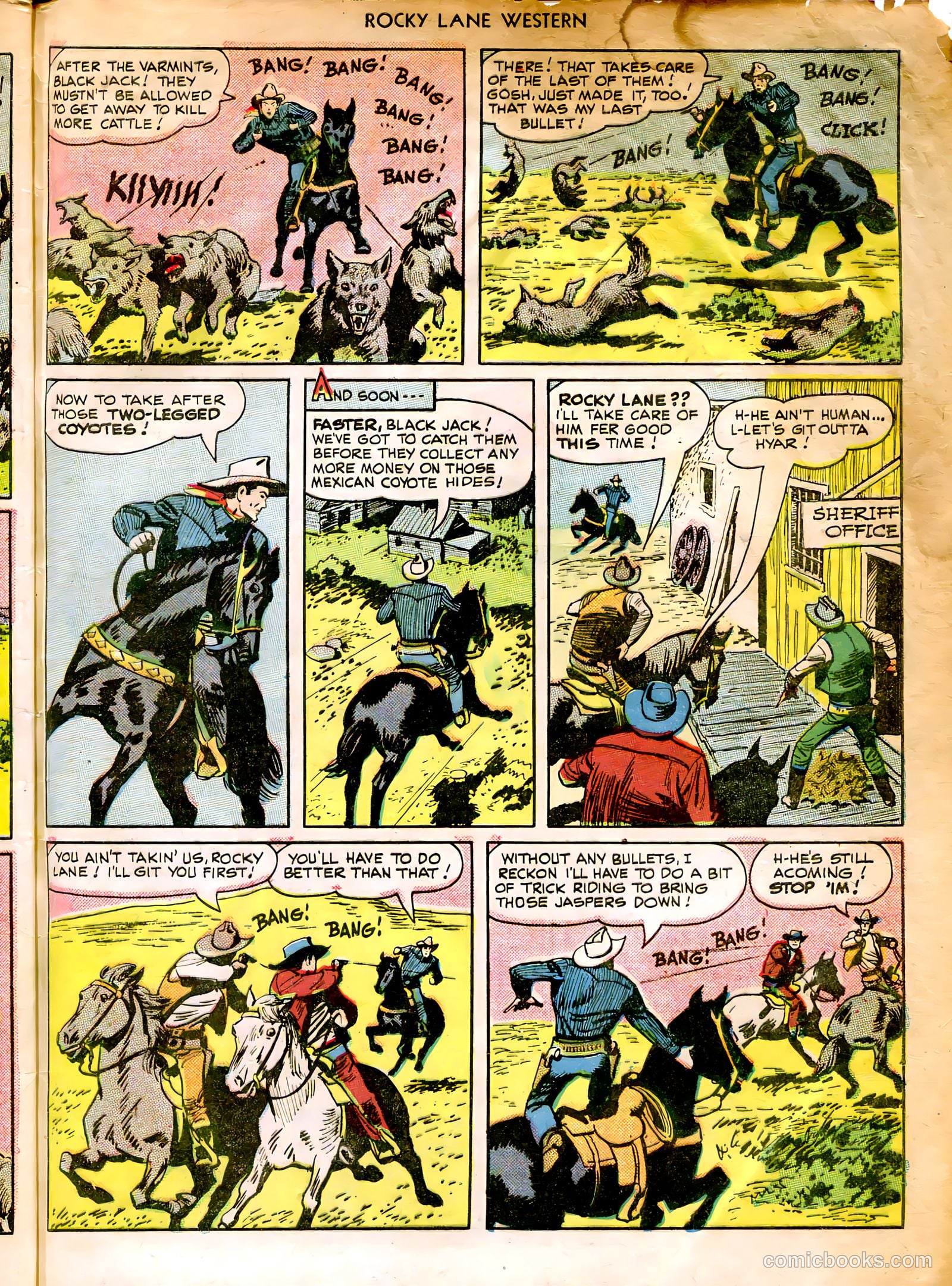 Rocky Lane Western #12 — page 49 of 52