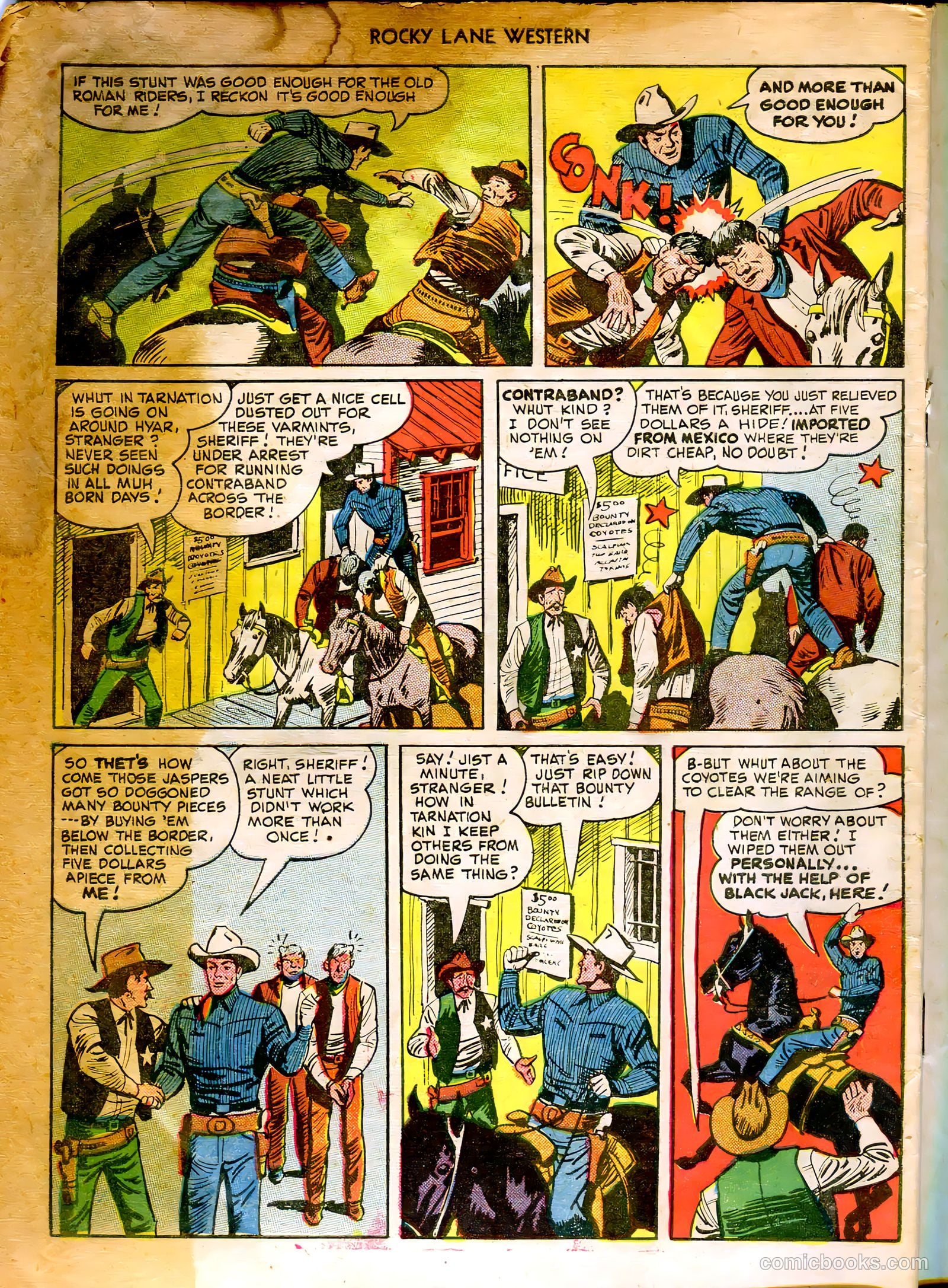Rocky Lane Western #12 — page 50 of 52