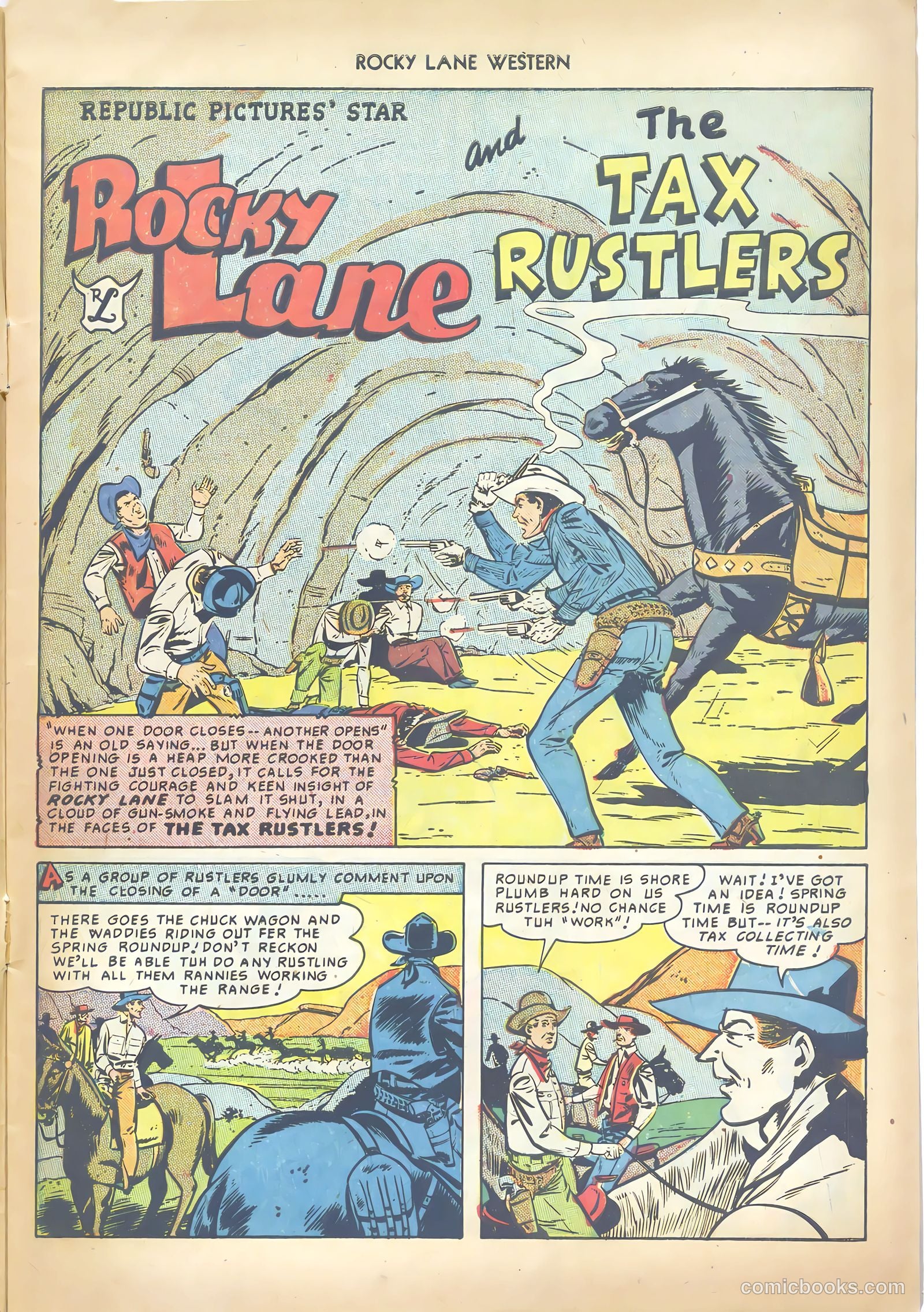 Rocky Lane Western #13 — page 19 of 52
