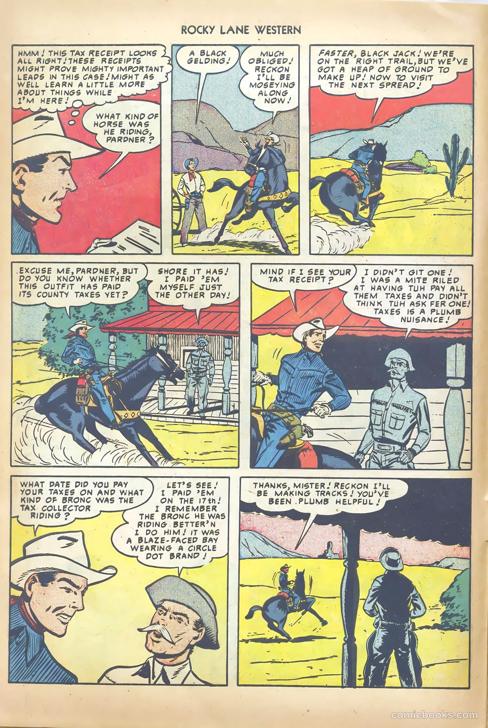 Rocky Lane Western #13 — page 22 of 52