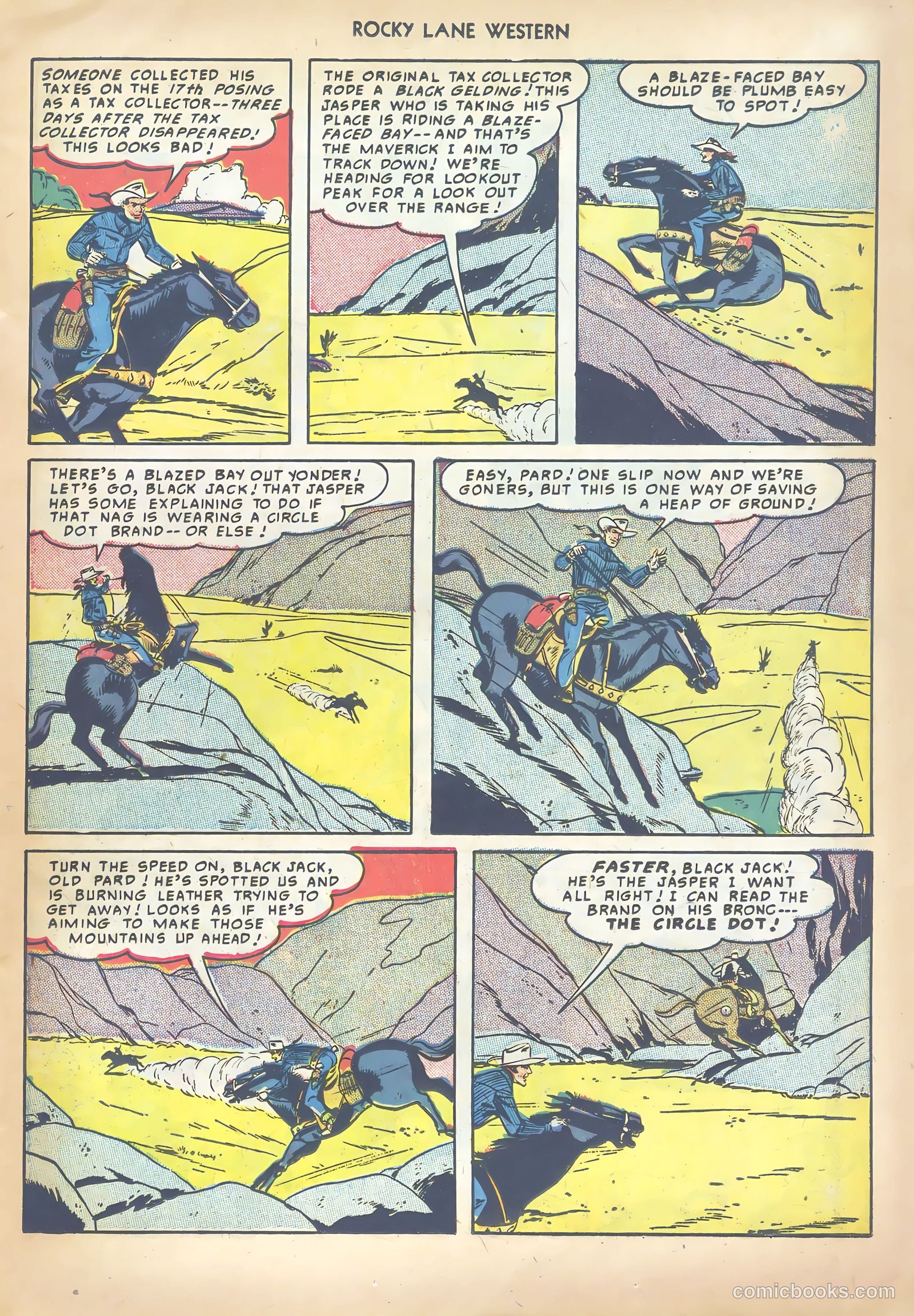 Rocky Lane Western #13 — page 23 of 52