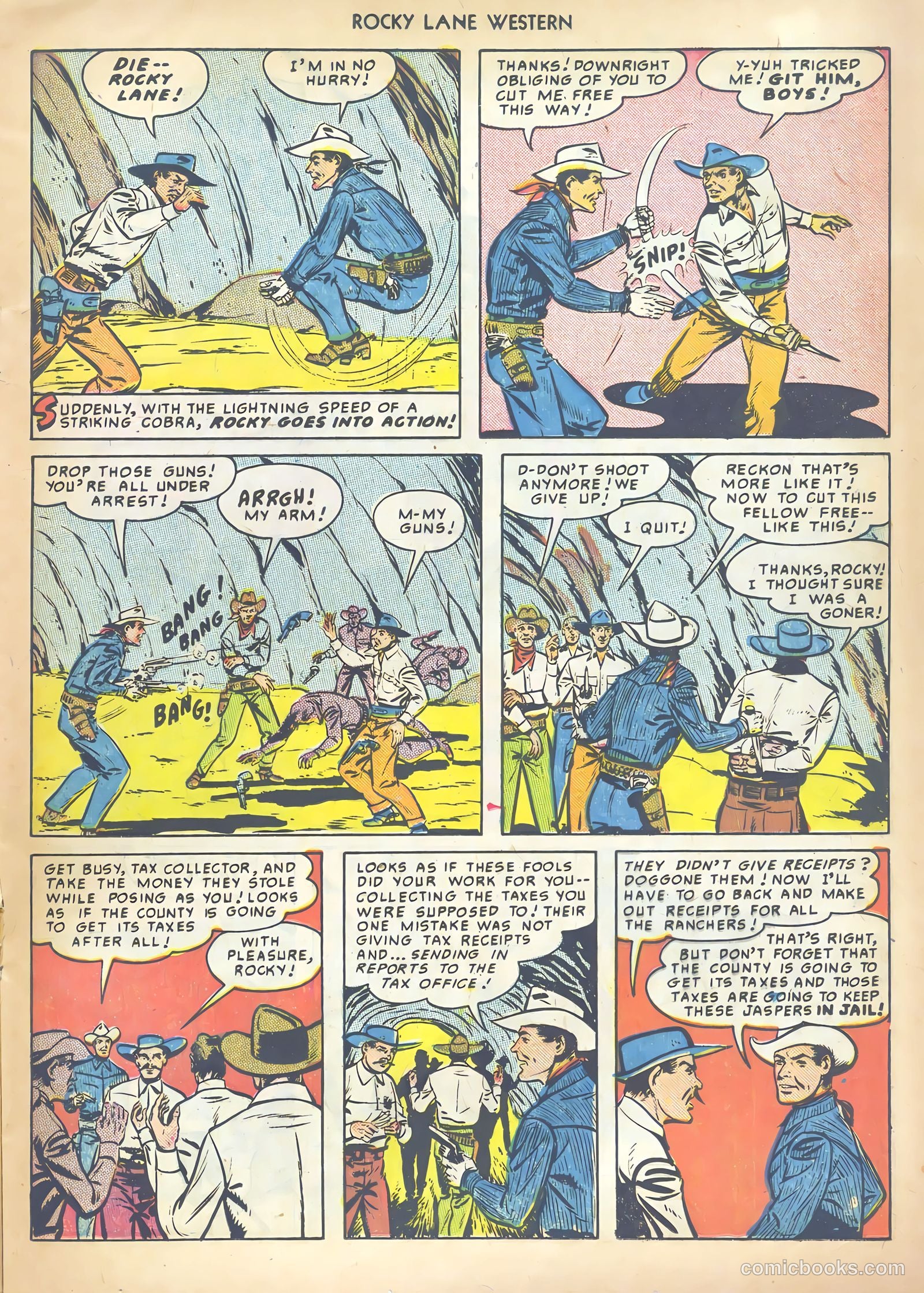 Rocky Lane Western #13 — page 25 of 52
