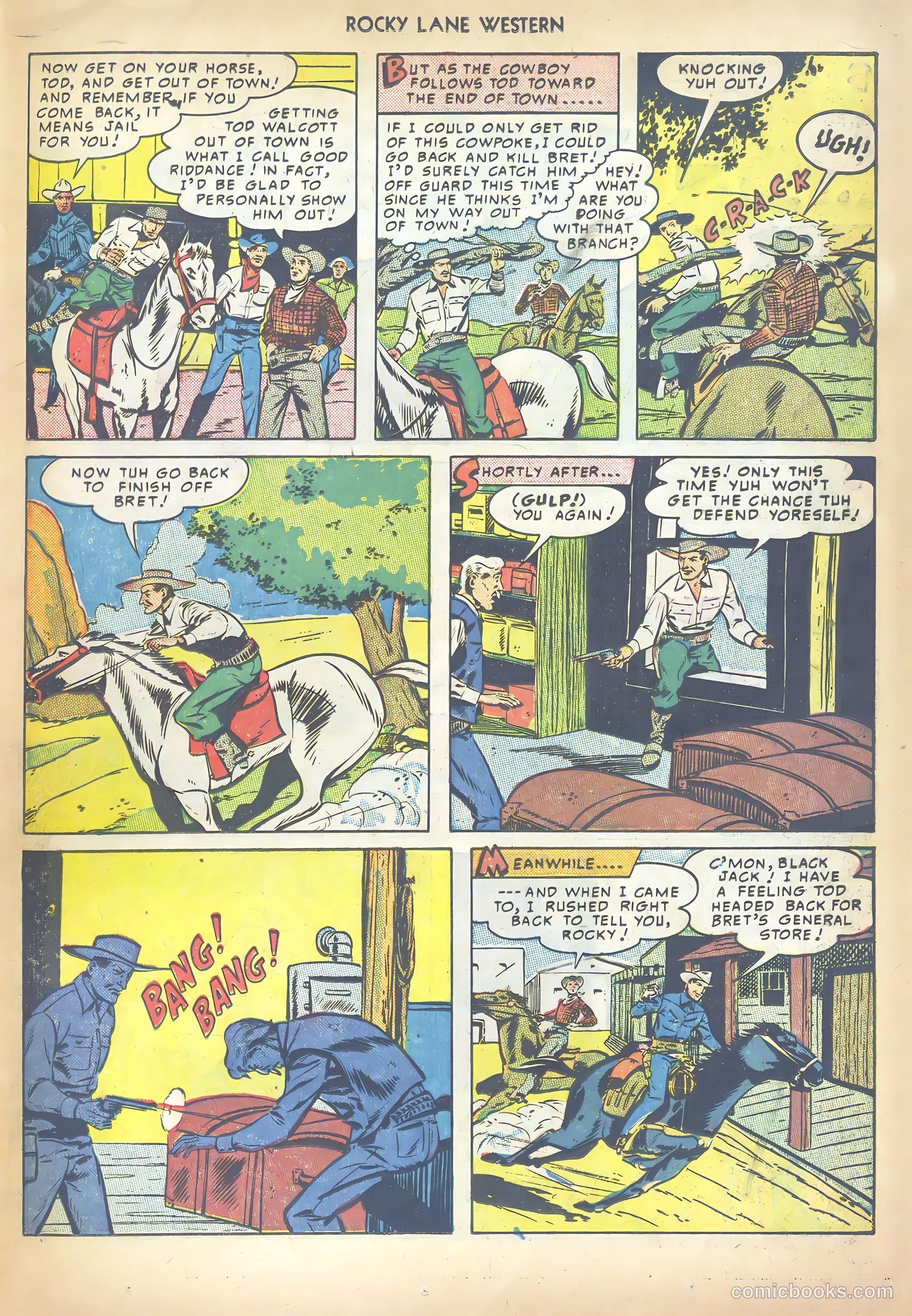 Rocky Lane Western #13 — page 27 of 52