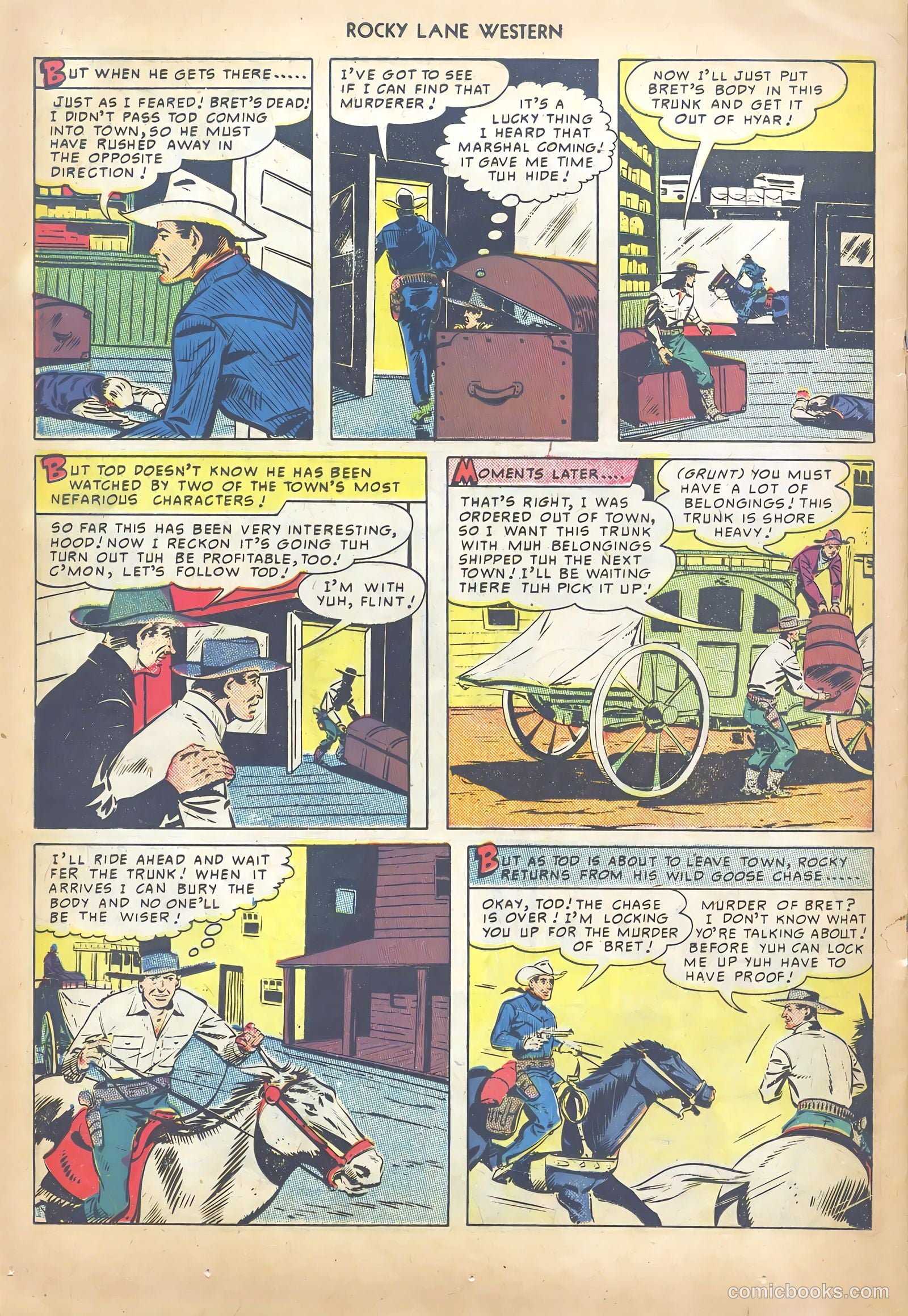 Rocky Lane Western #13 — page 28 of 52