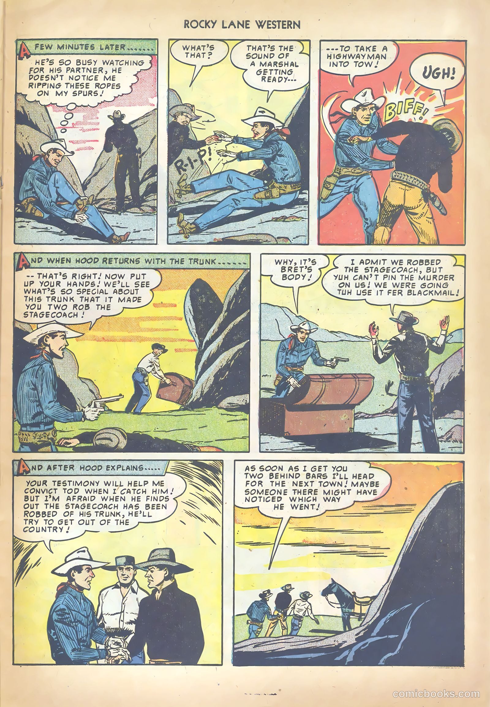 Rocky Lane Western #13 — page 31 of 52