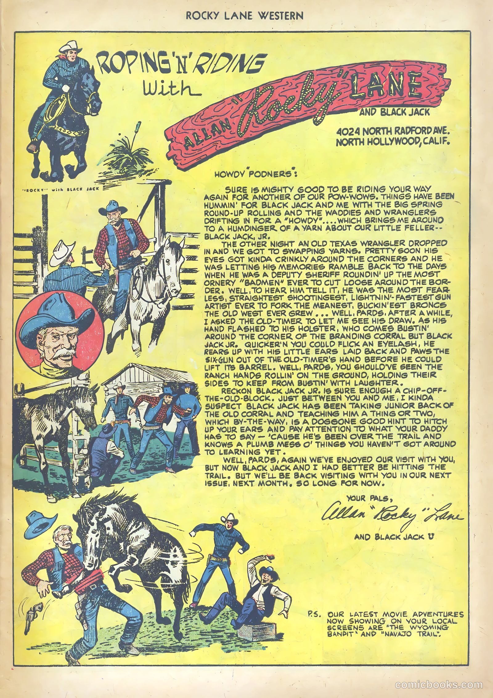 Rocky Lane Western #13 — page 33 of 52