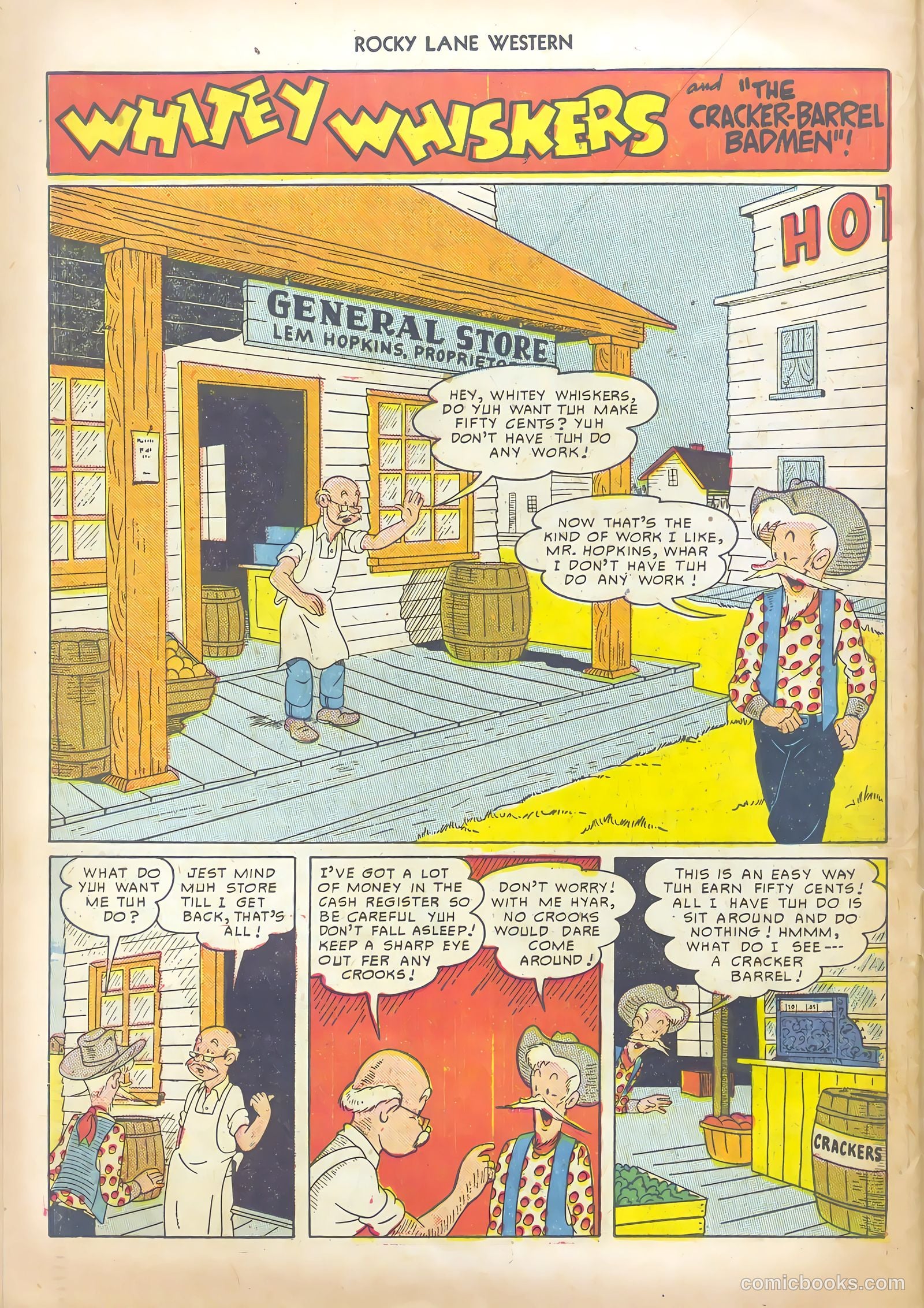 Rocky Lane Western #13 — page 38 of 52