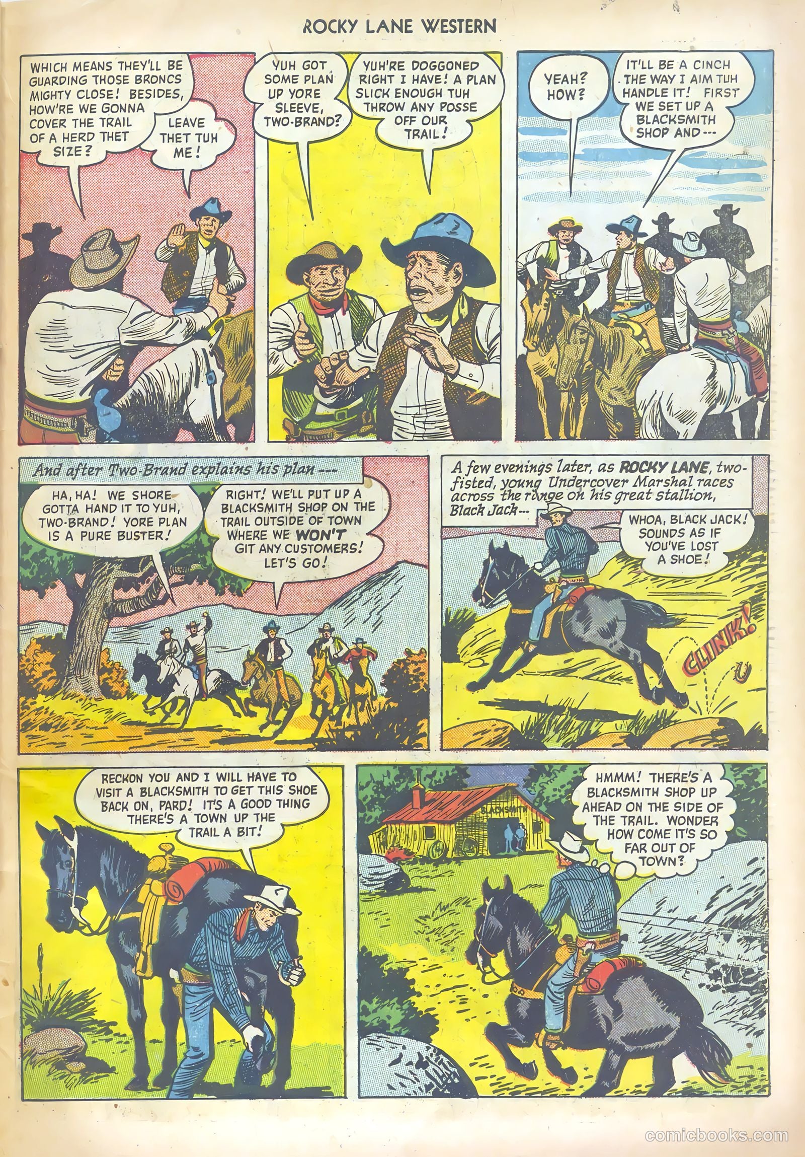 Rocky Lane Western #13 — page 43 of 52