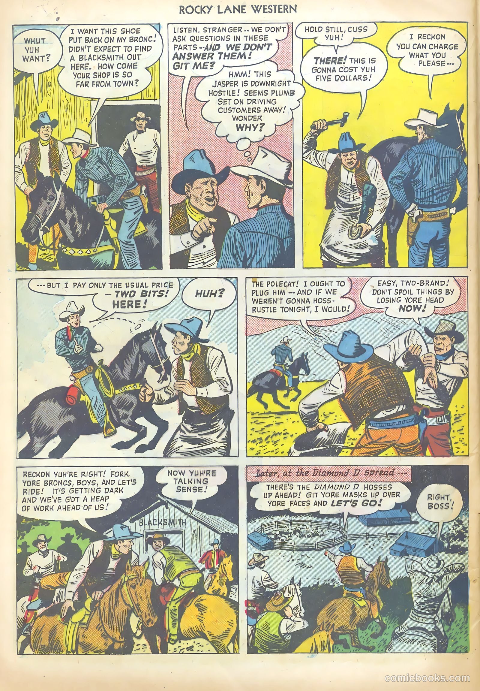 Rocky Lane Western #13 — page 44 of 52