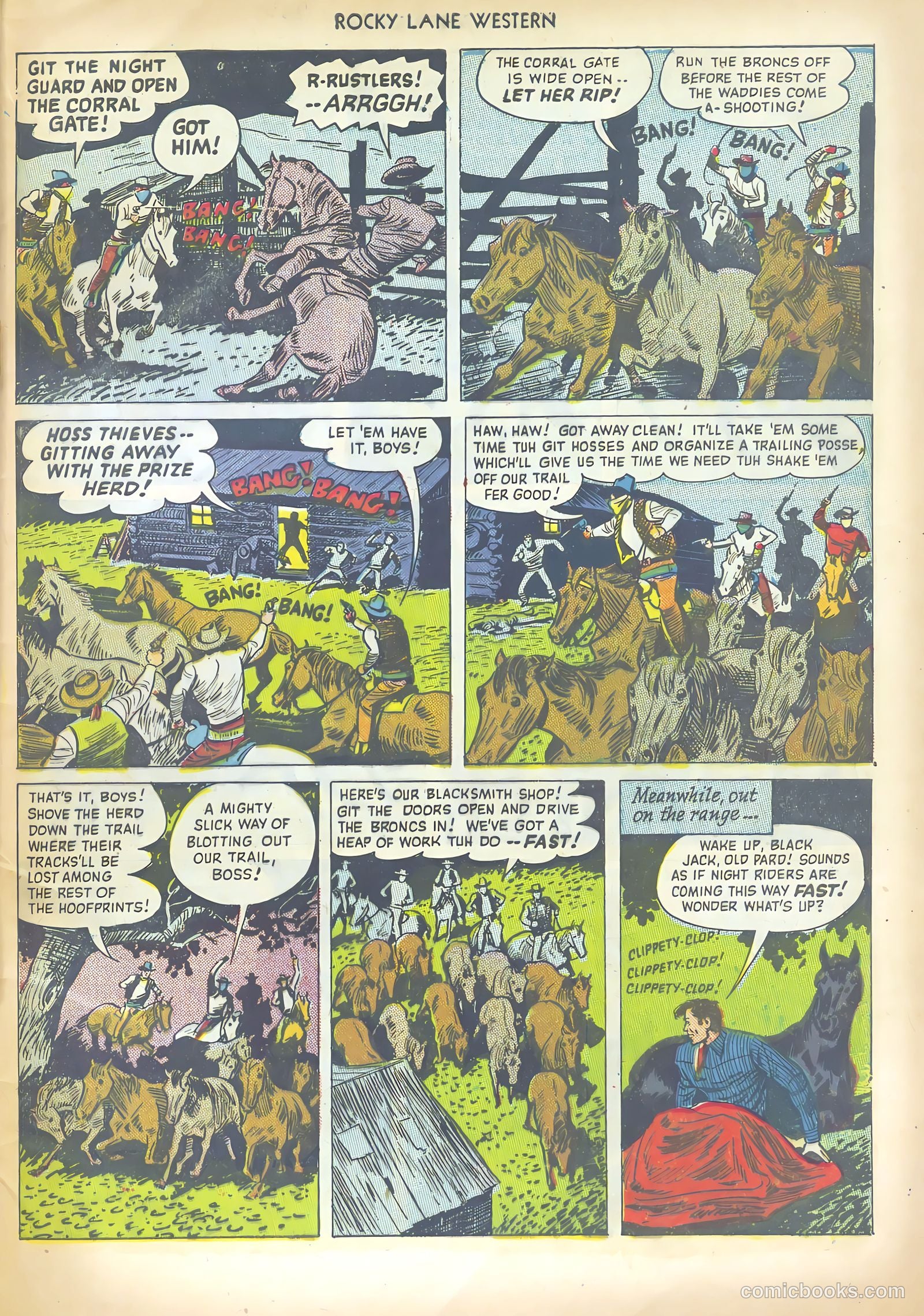 Rocky Lane Western #13 — page 45 of 52