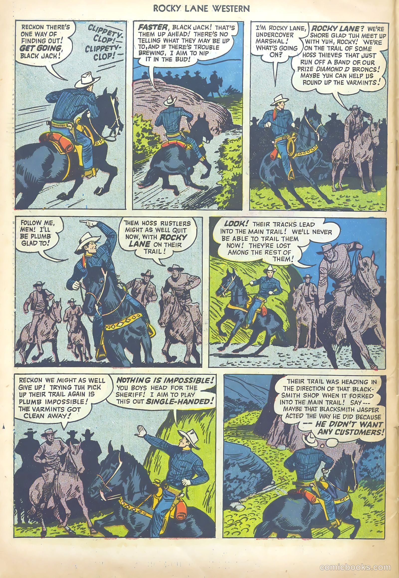 Rocky Lane Western #13 — page 46 of 52