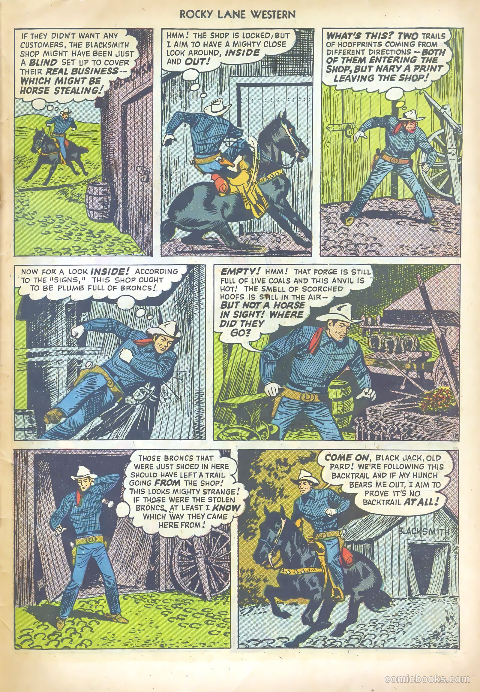 Rocky Lane Western #13 — page 47 of 52