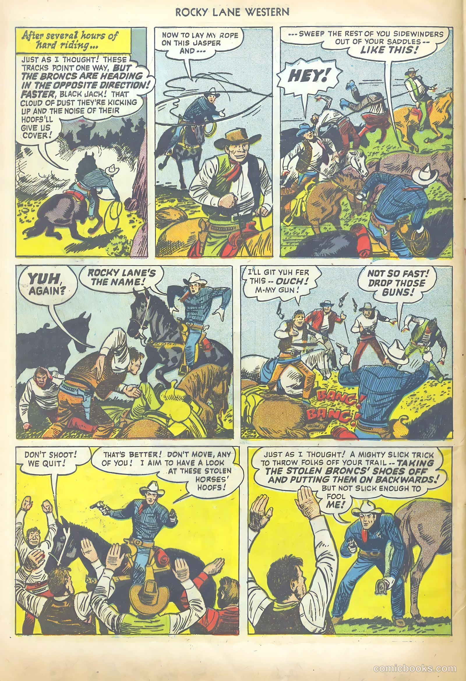 Rocky Lane Western #13 — page 48 of 52