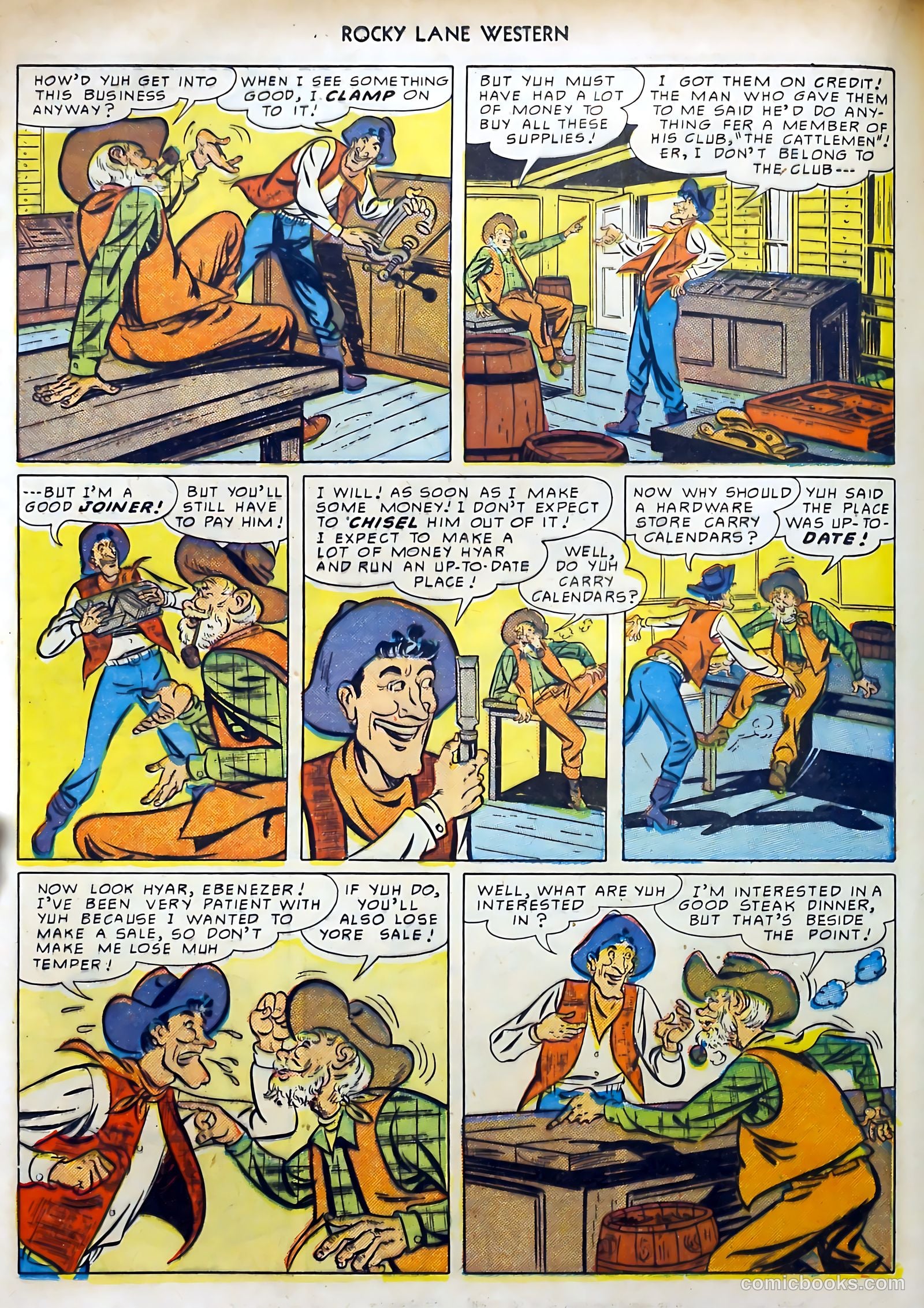 Rocky Lane Western #15 — page 16 of 52