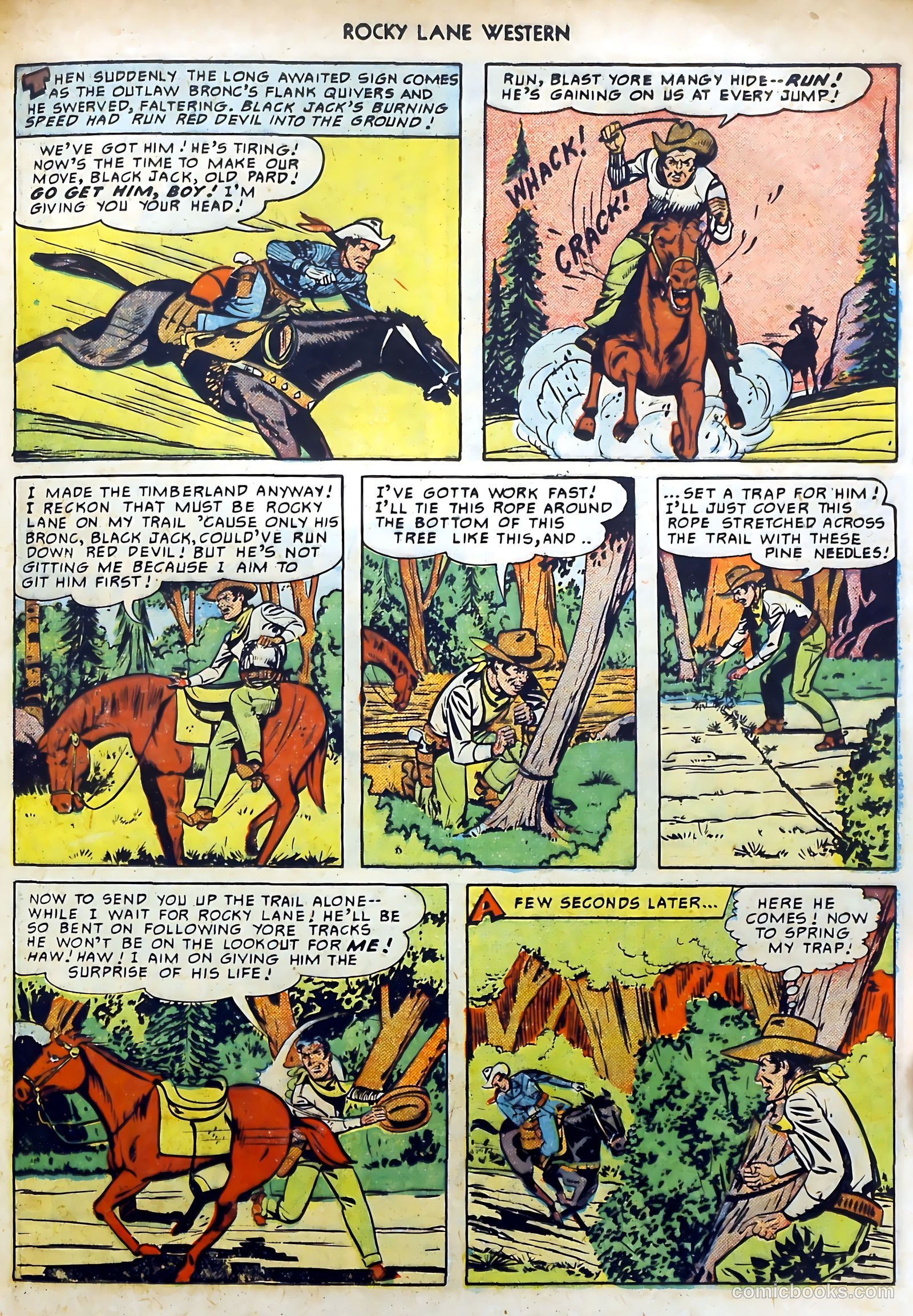 Rocky Lane Western #15 — page 29 of 52