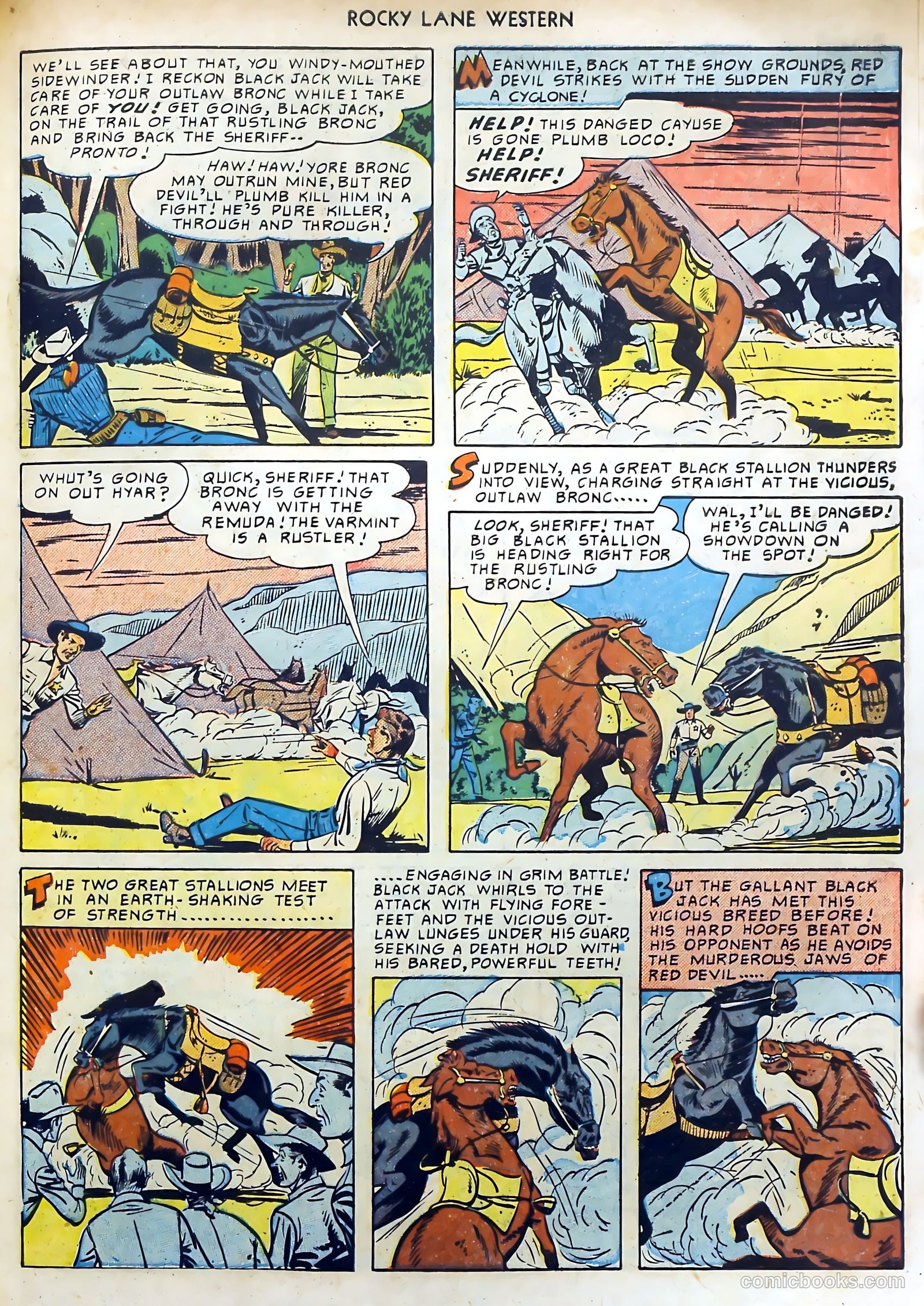 Rocky Lane Western #15 — page 31 of 52