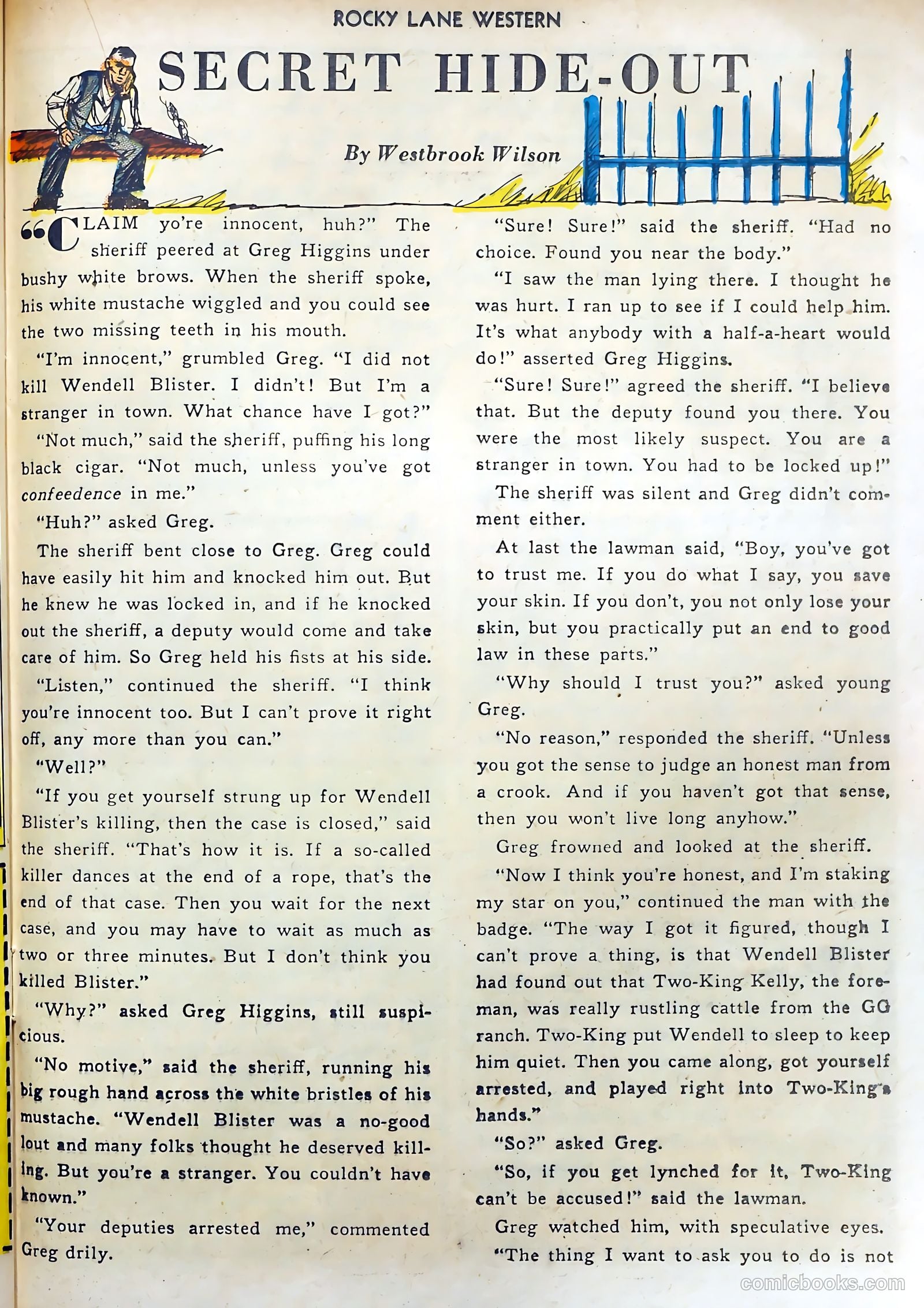 Rocky Lane Western #15 — page 37 of 52