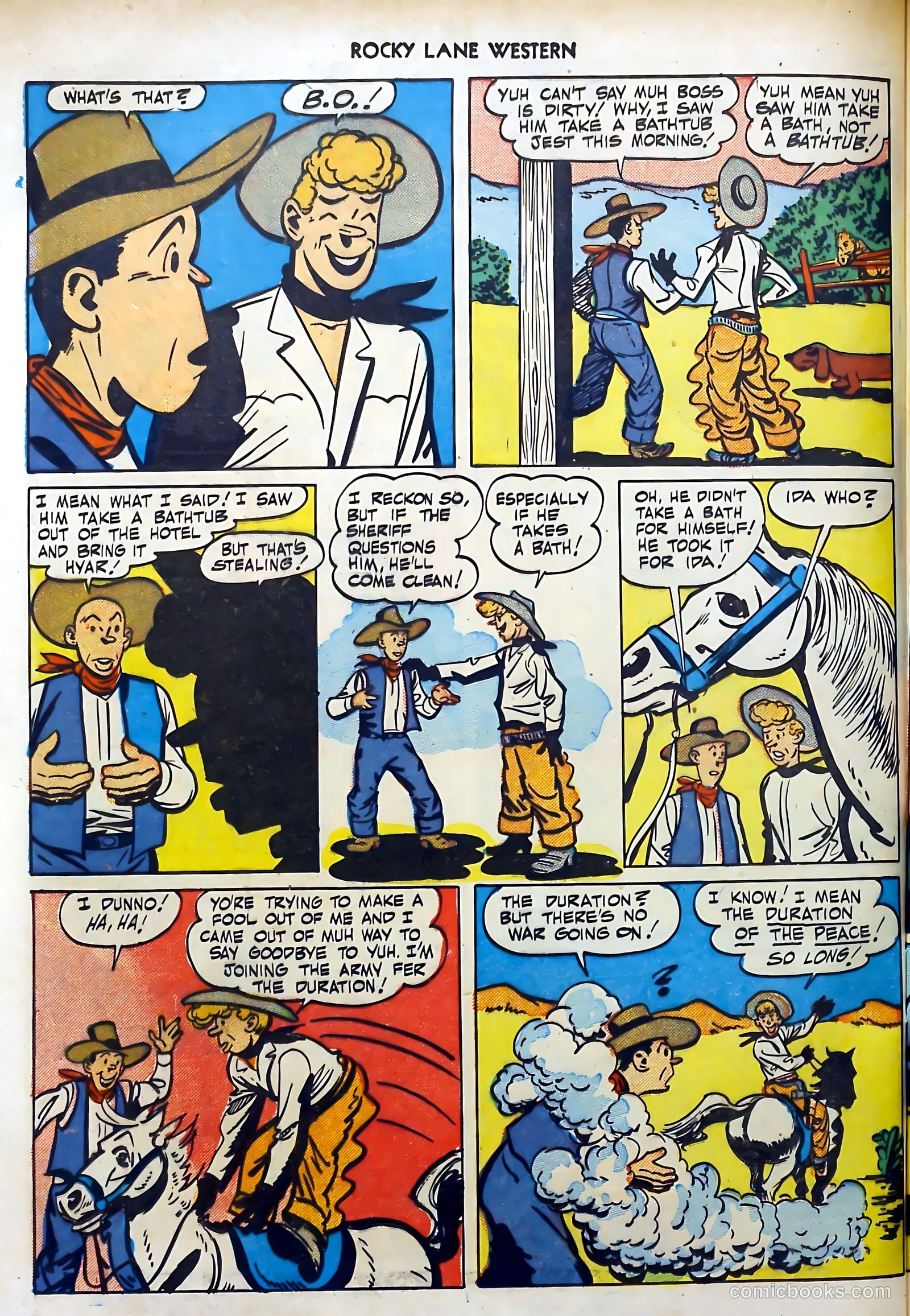 Rocky Lane Western #15 — page 40 of 52