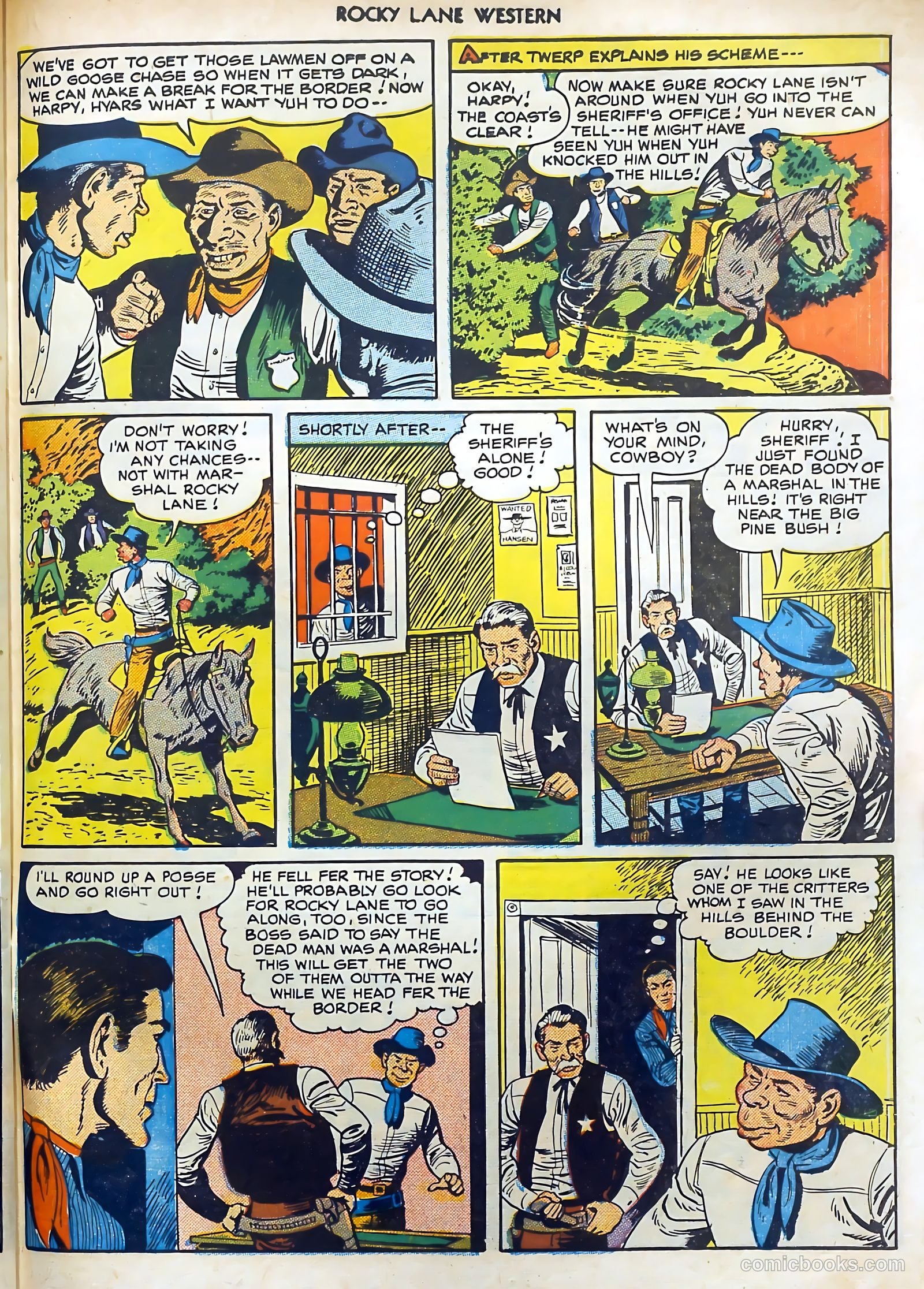 Rocky Lane Western #15 — page 47 of 52