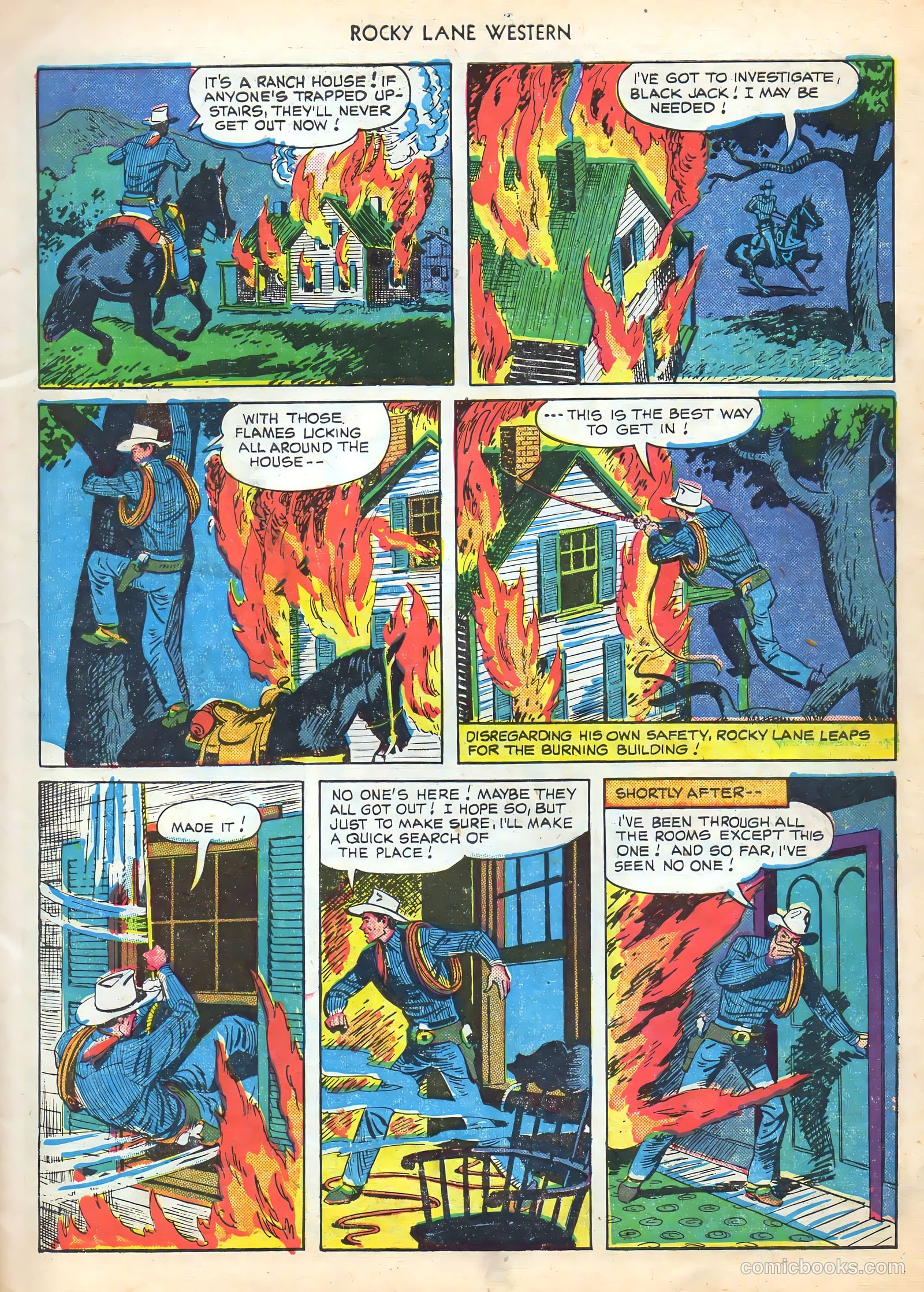 Rocky Lane Western #16 — page 7 of 52