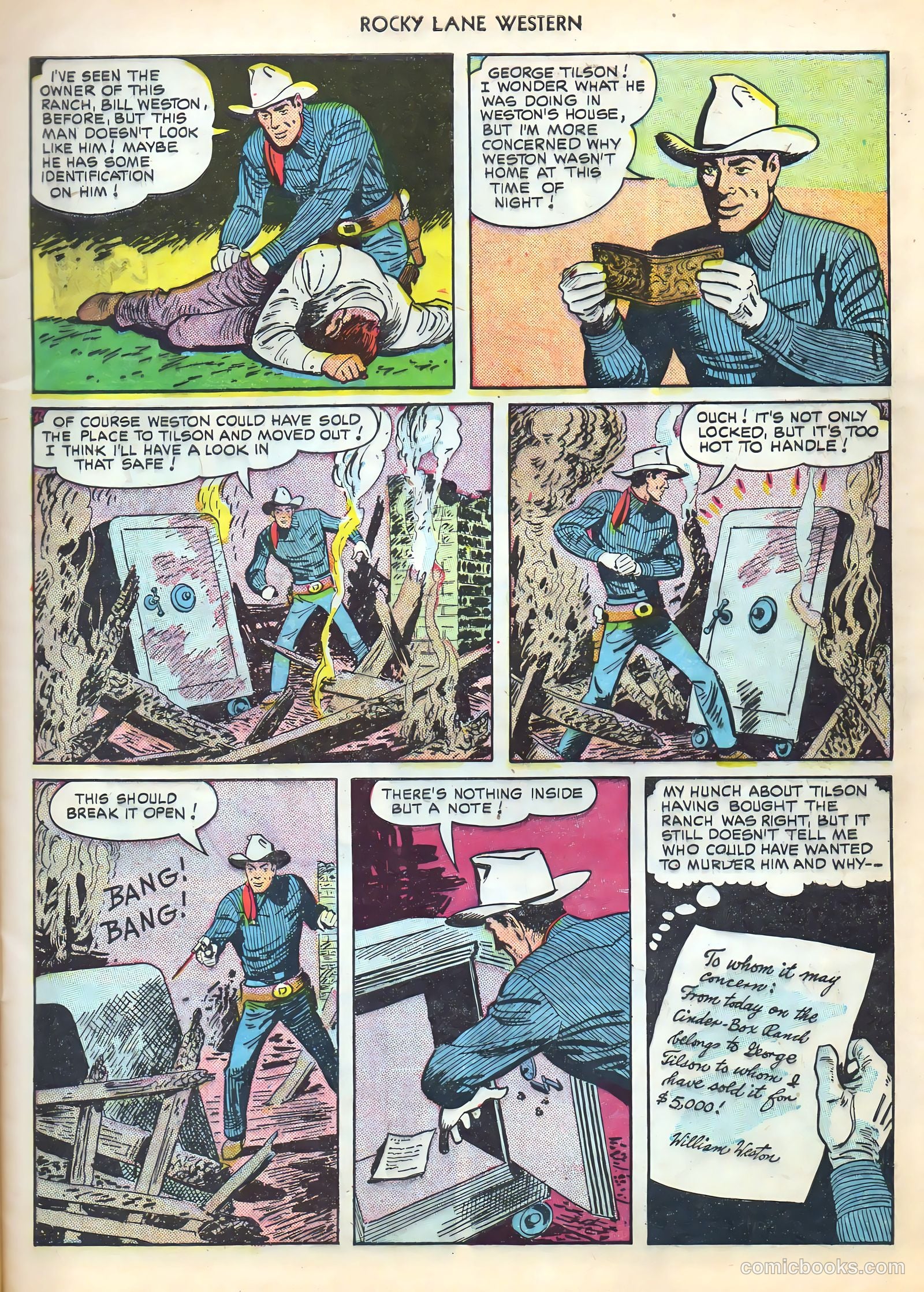 Rocky Lane Western #16 — page 9 of 52