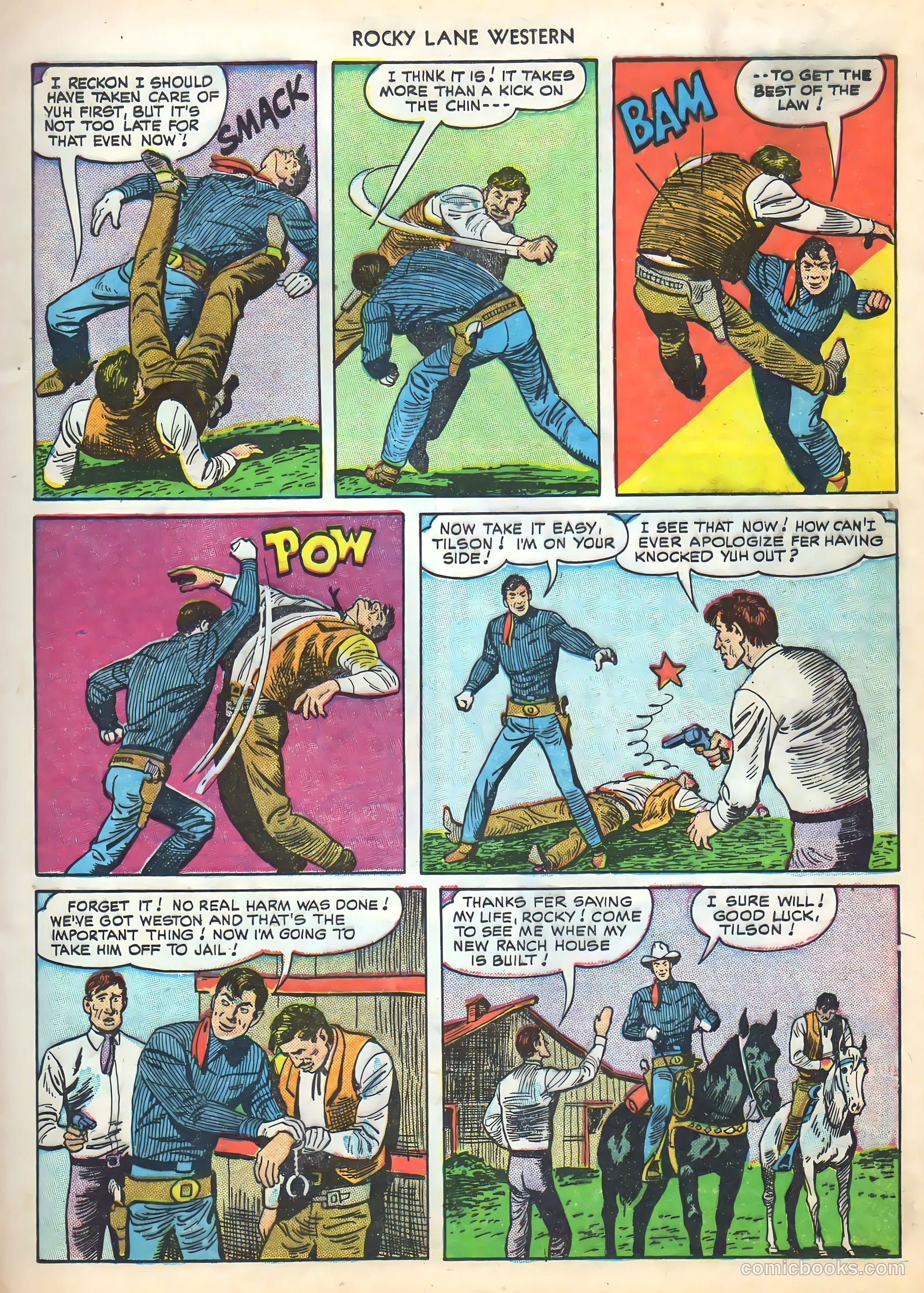 Rocky Lane Western #16 — page 13 of 52