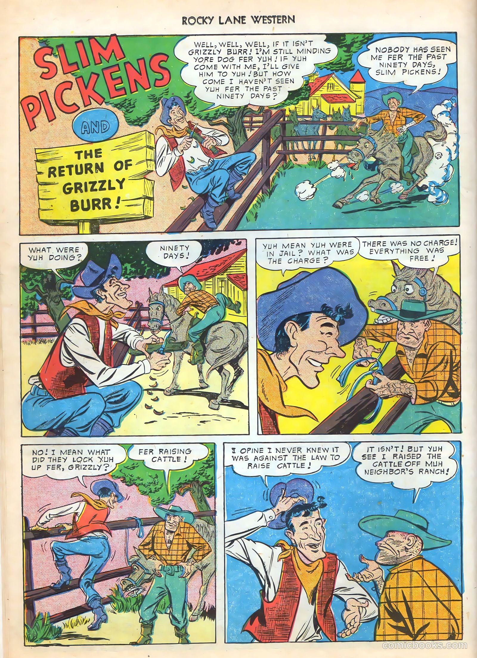 Rocky Lane Western #16 — page 14 of 52