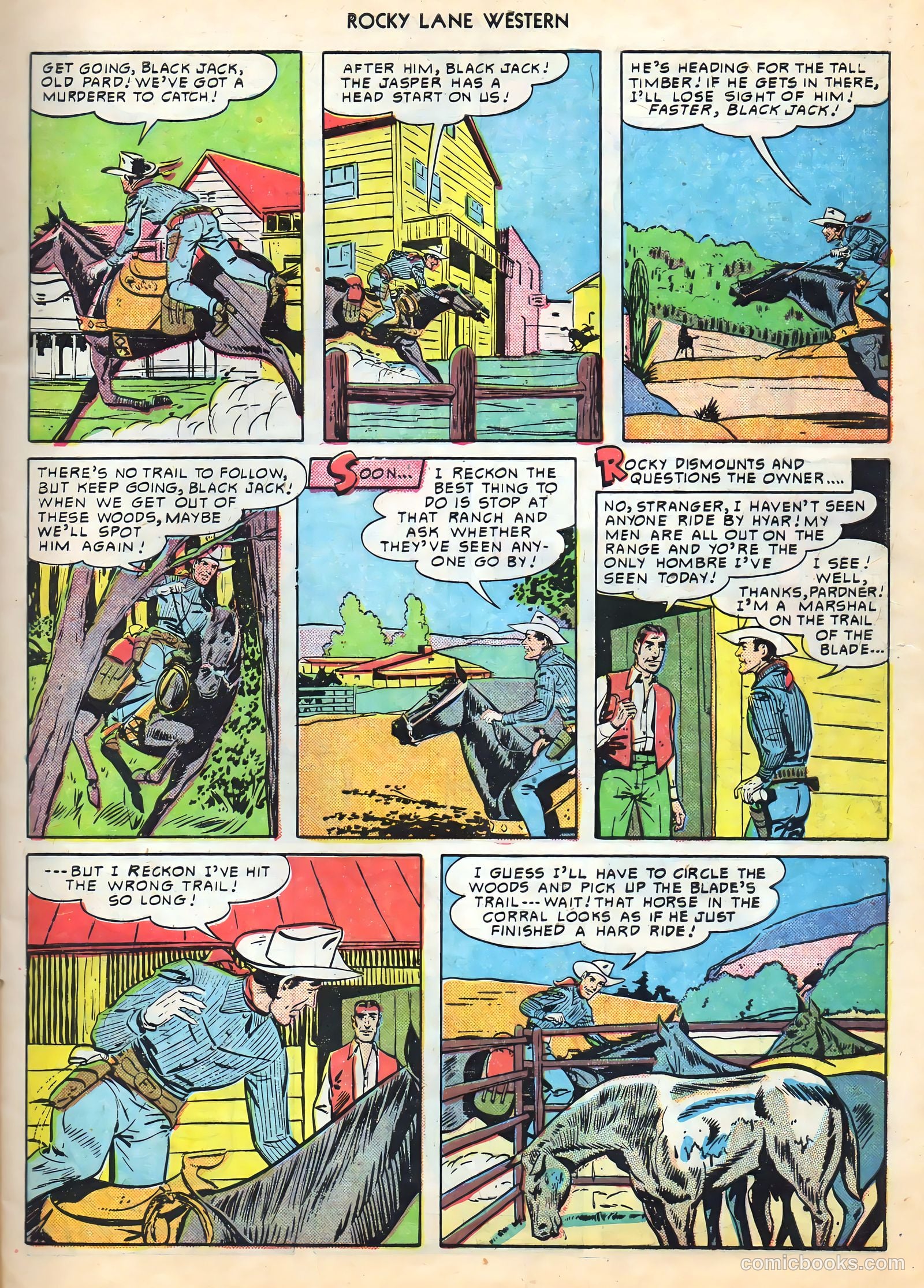 Rocky Lane Western #16 — page 21 of 52