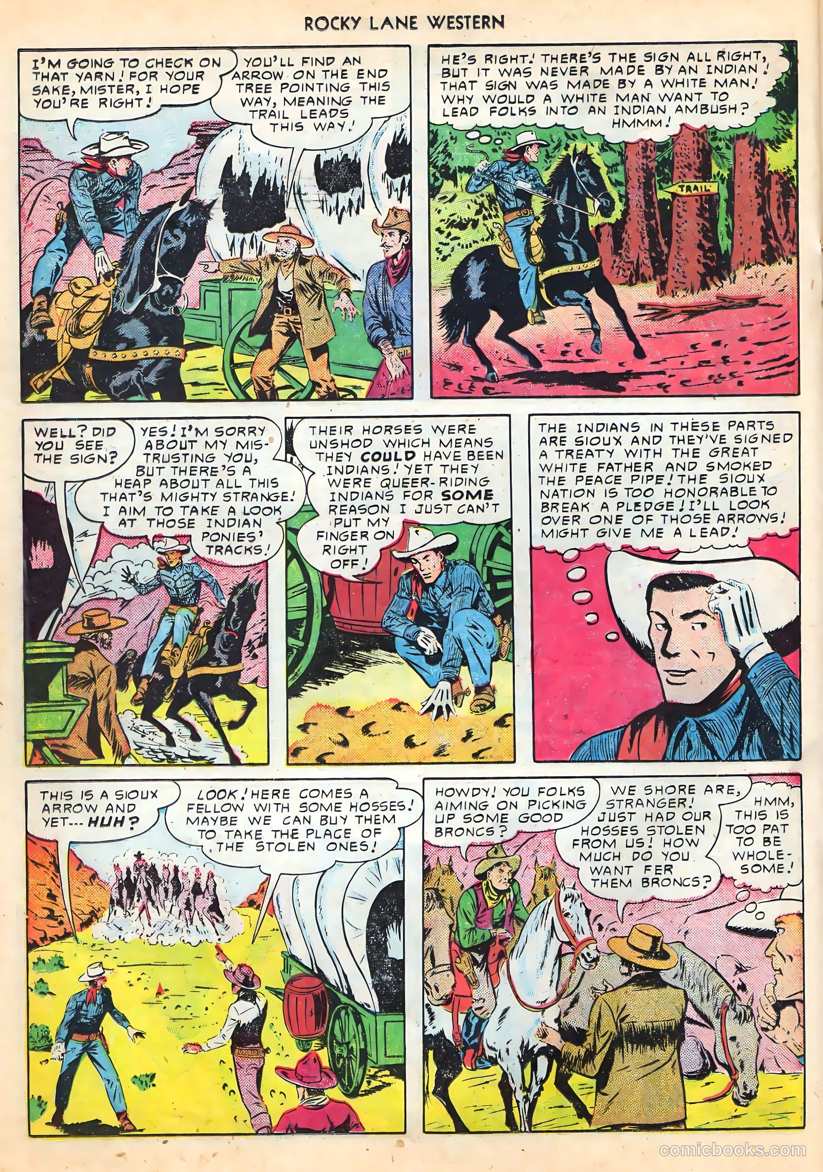 Rocky Lane Western #16 — page 28 of 52