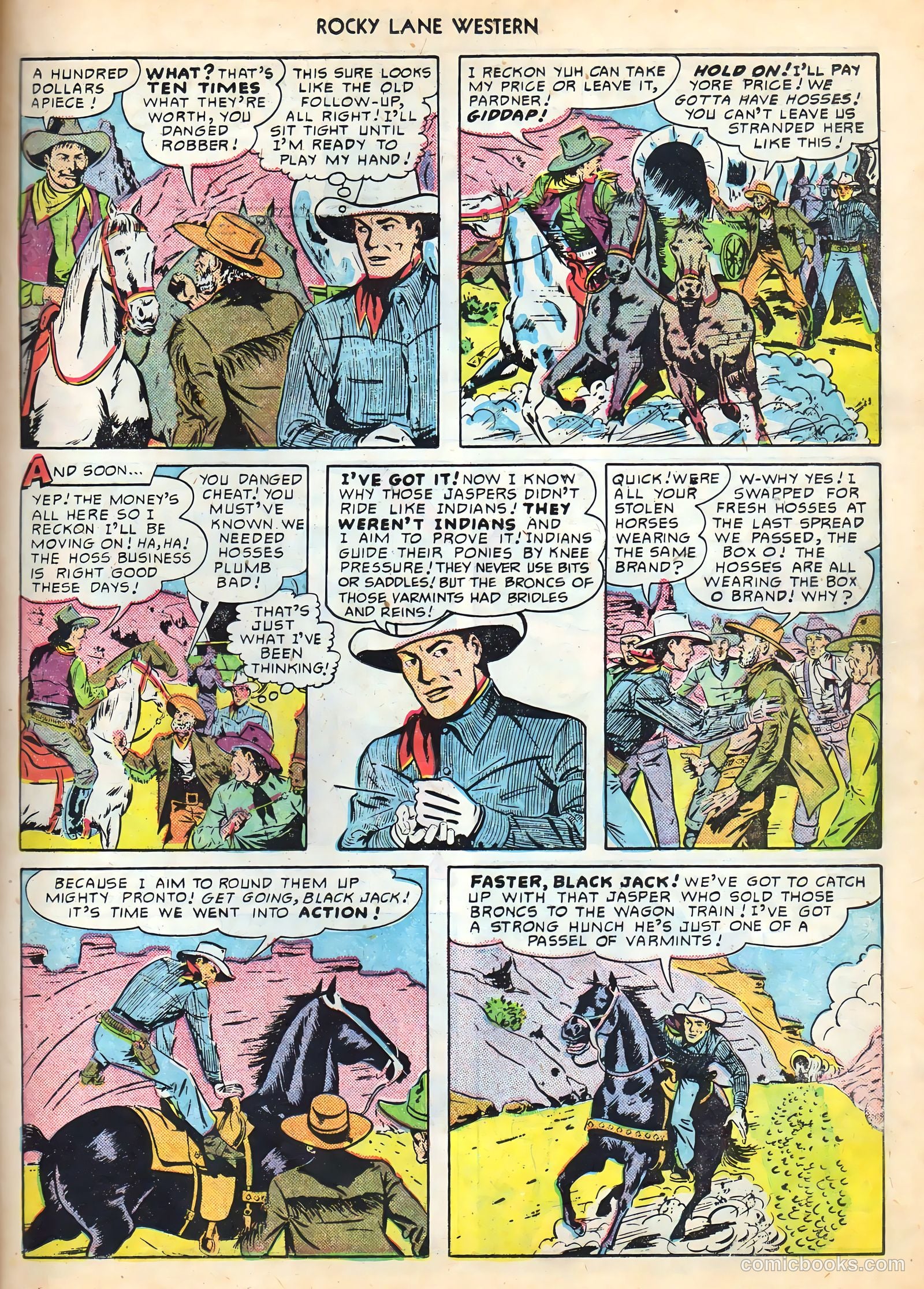 Rocky Lane Western #16 — page 29 of 52
