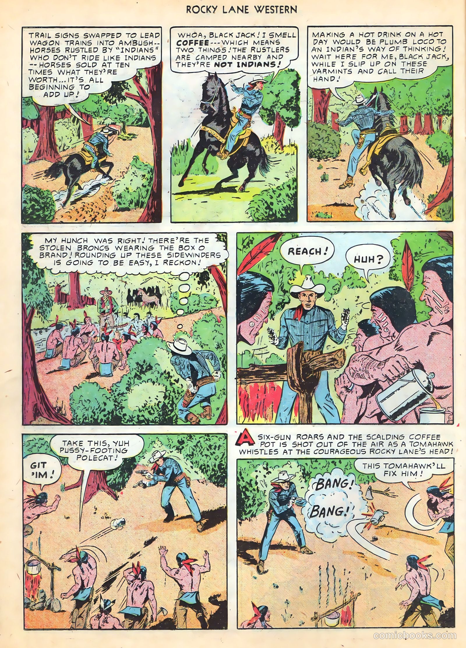 Rocky Lane Western #16 — page 30 of 52