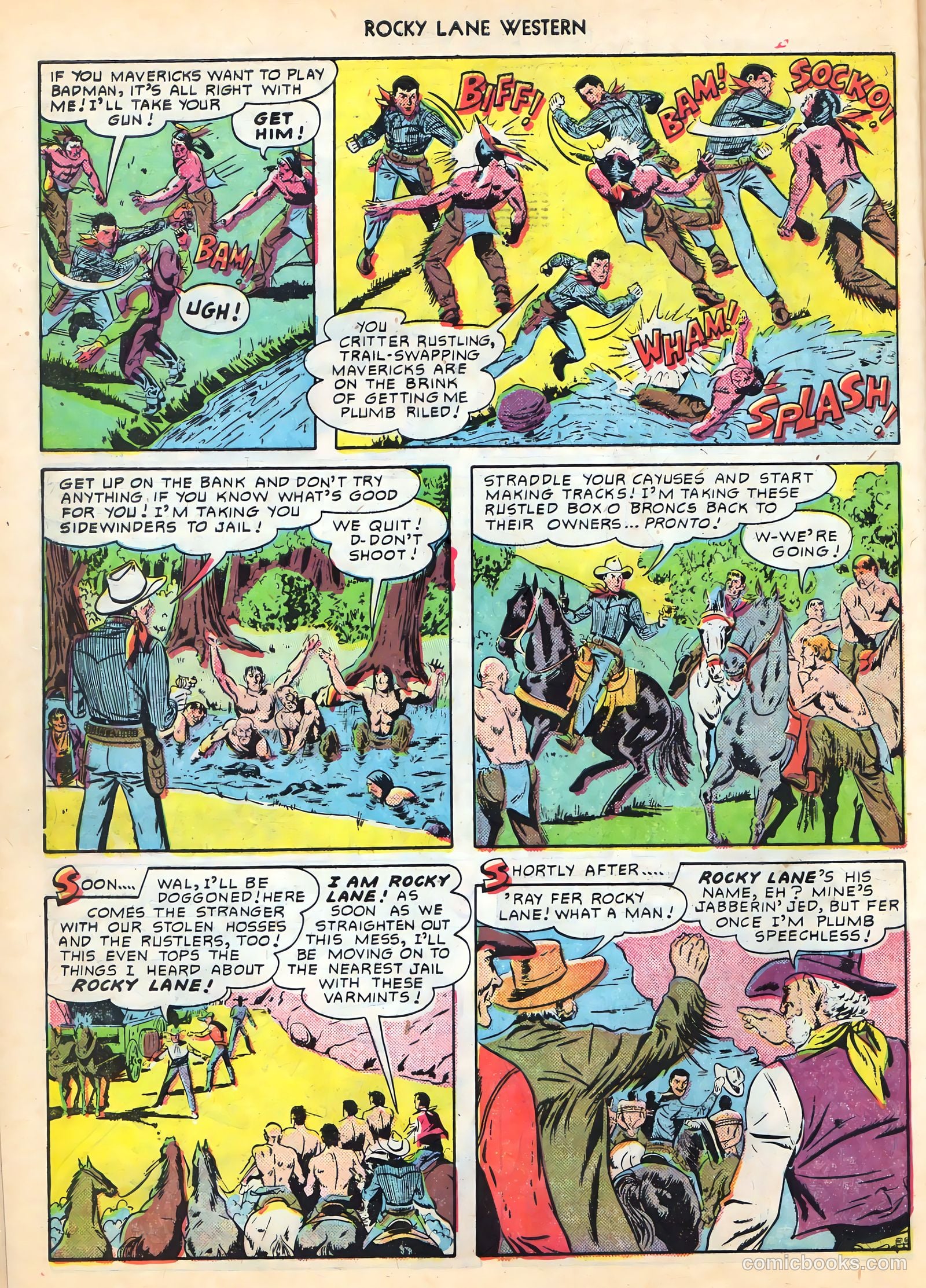 Rocky Lane Western #16 — page 32 of 52