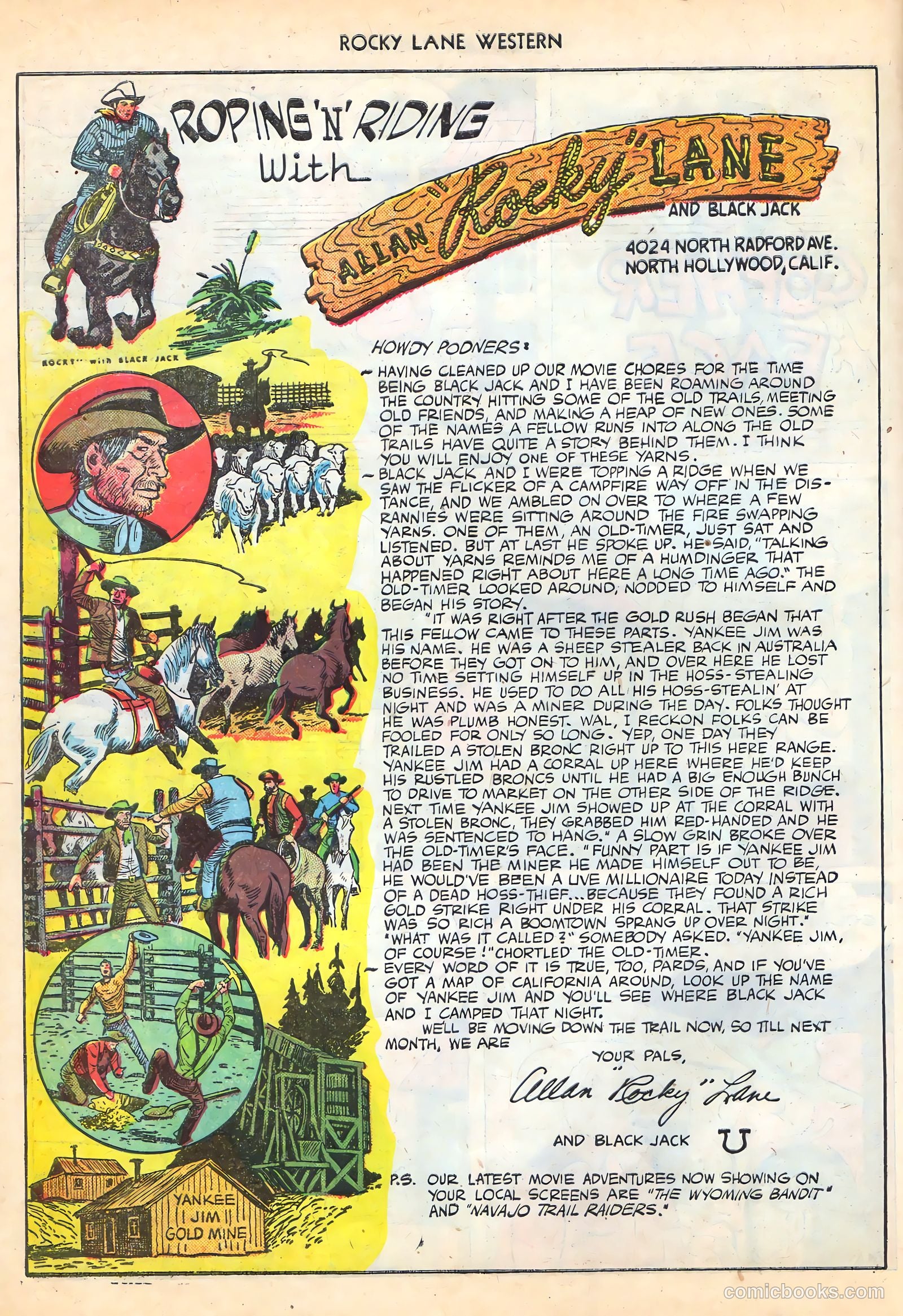 Rocky Lane Western #16 — page 34 of 52