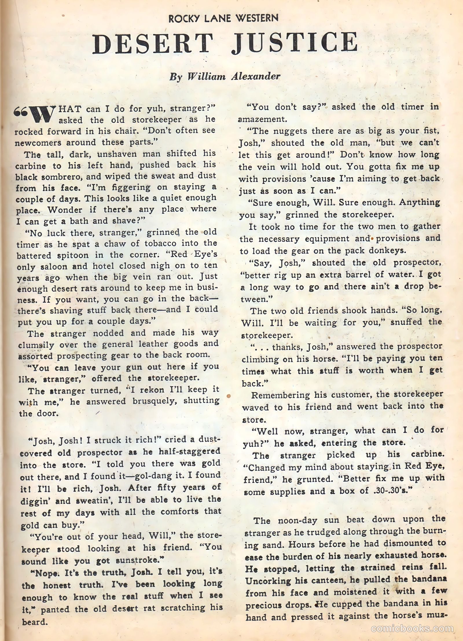 Rocky Lane Western #16 — page 37 of 52