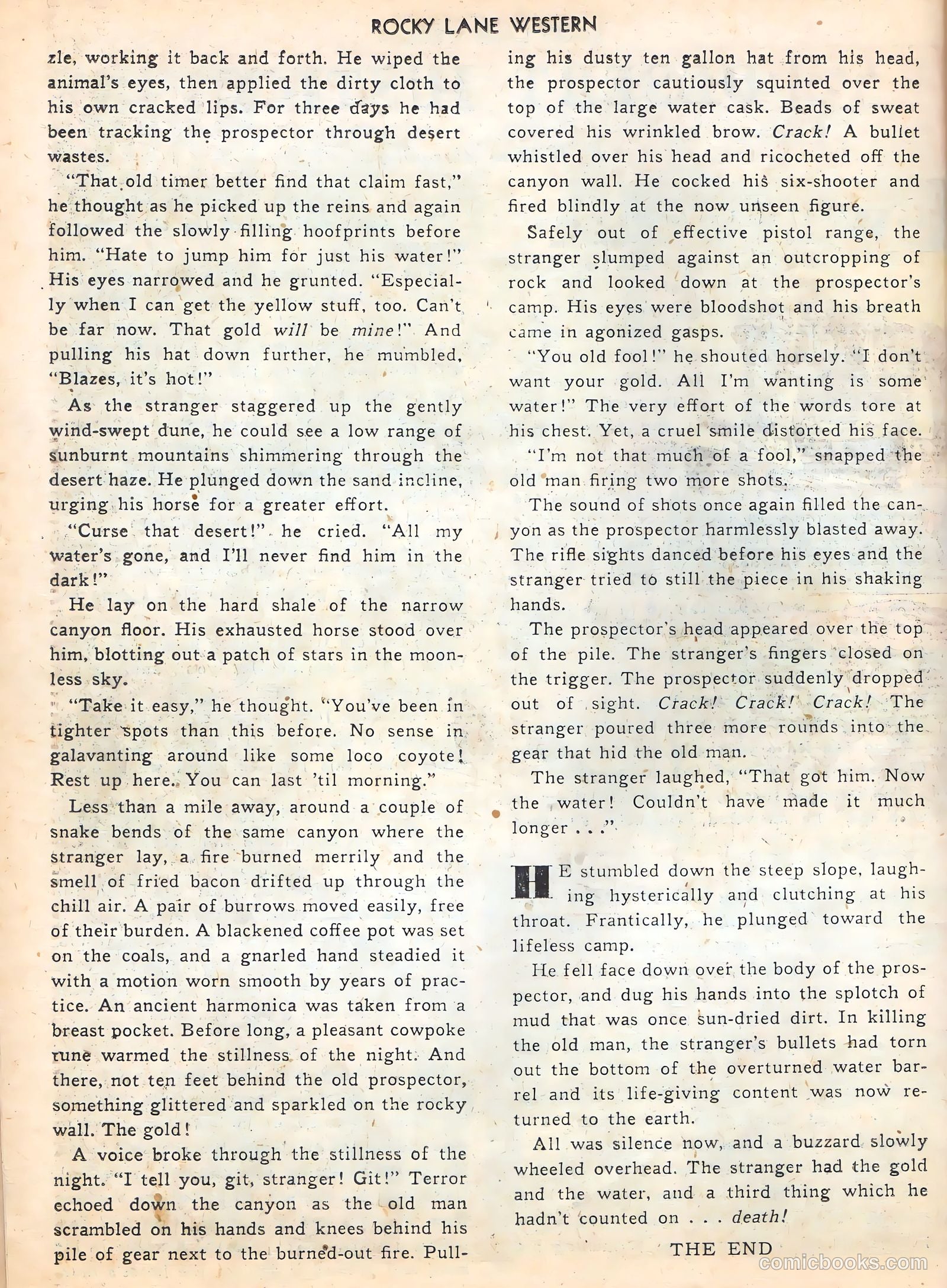 Rocky Lane Western #16 — page 38 of 52