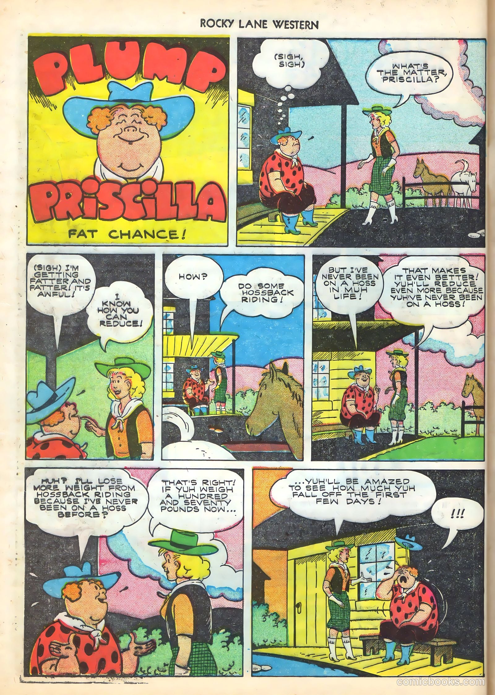 Rocky Lane Western #16 — page 40 of 52